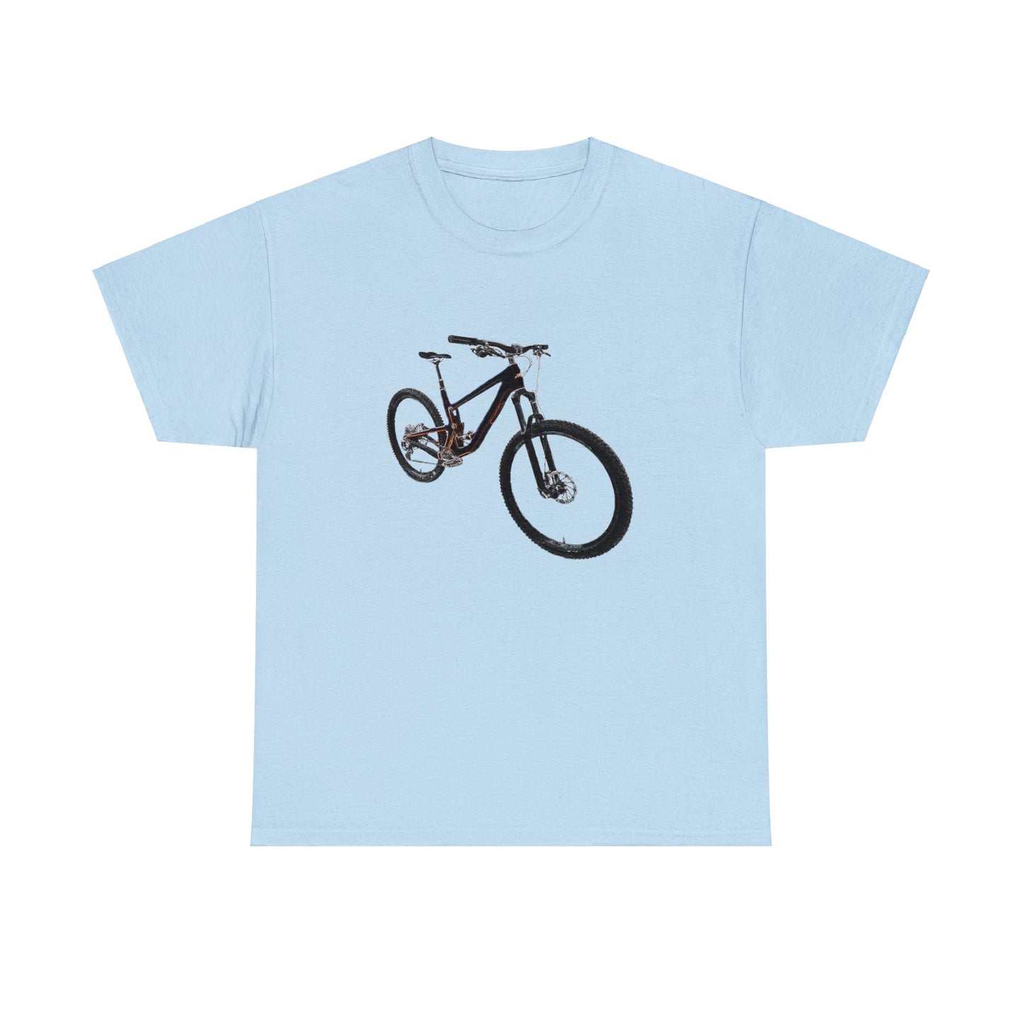 Mountain Bike, Mountain Biker, Full Suspension Mountain Bike, MTB Heavy Cotton Tee