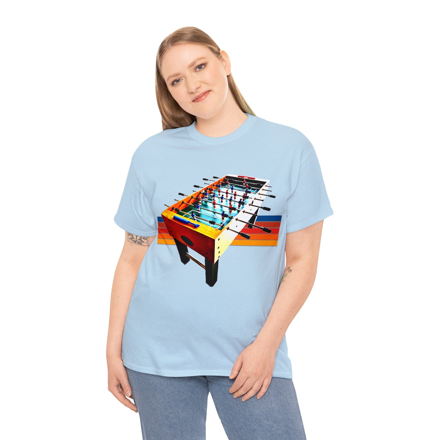 Table Soccer, Soccer Toy Game, Foos, Ball Soccer, Table Football Heavy Cotton Tee