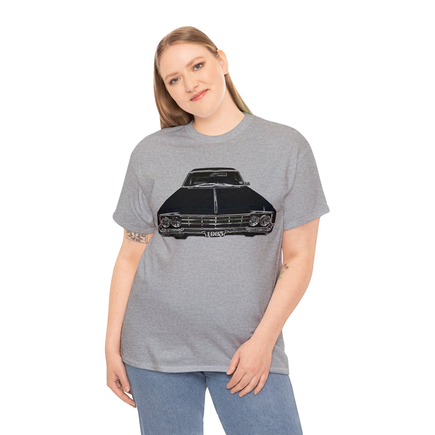 1965 Oldsmobile, Vintage Car, Retro Car Heavy Cotton Tee