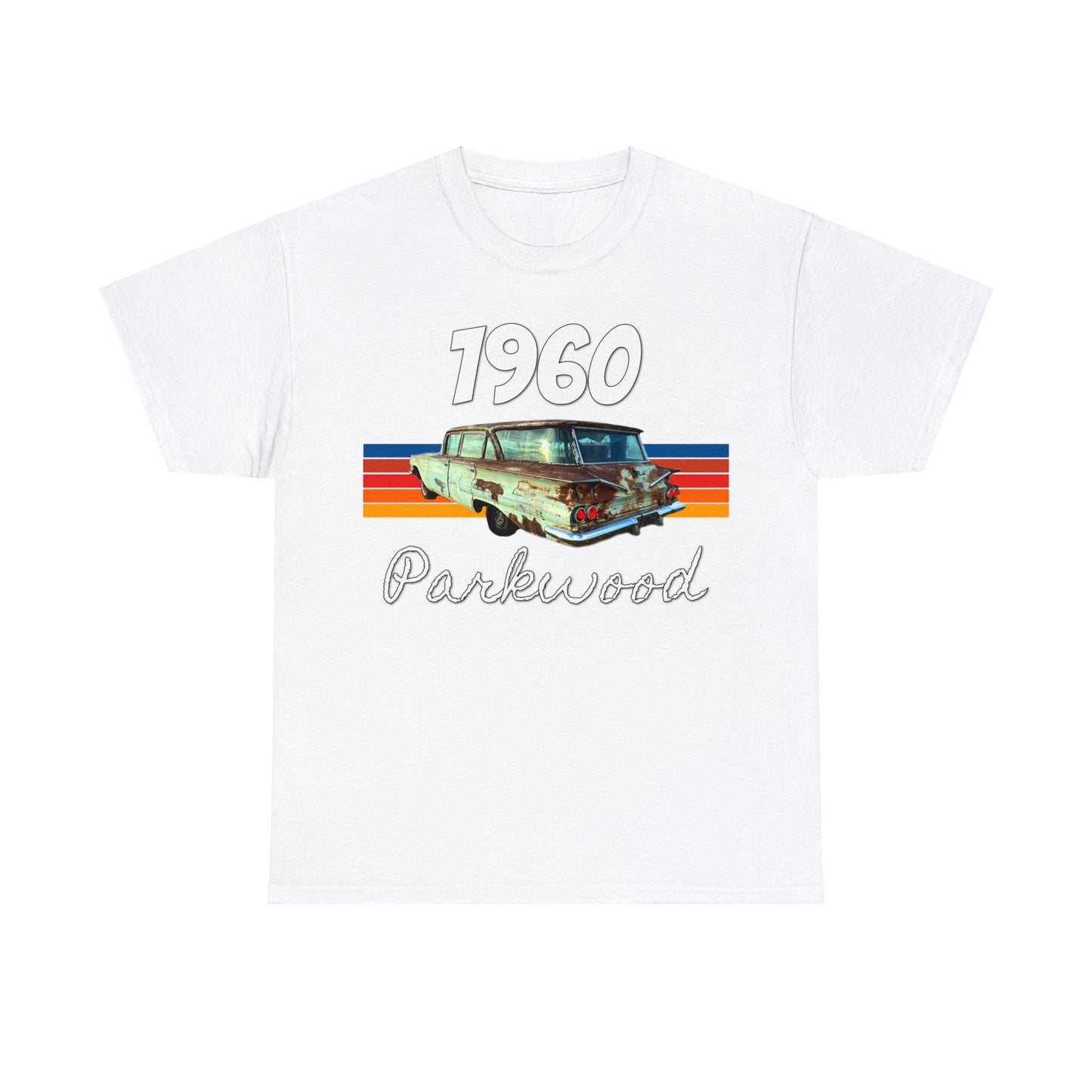 Vintage 1960 Parkwood Station Wagon, Station Wagon, Family Car Heavy Cotton Tee