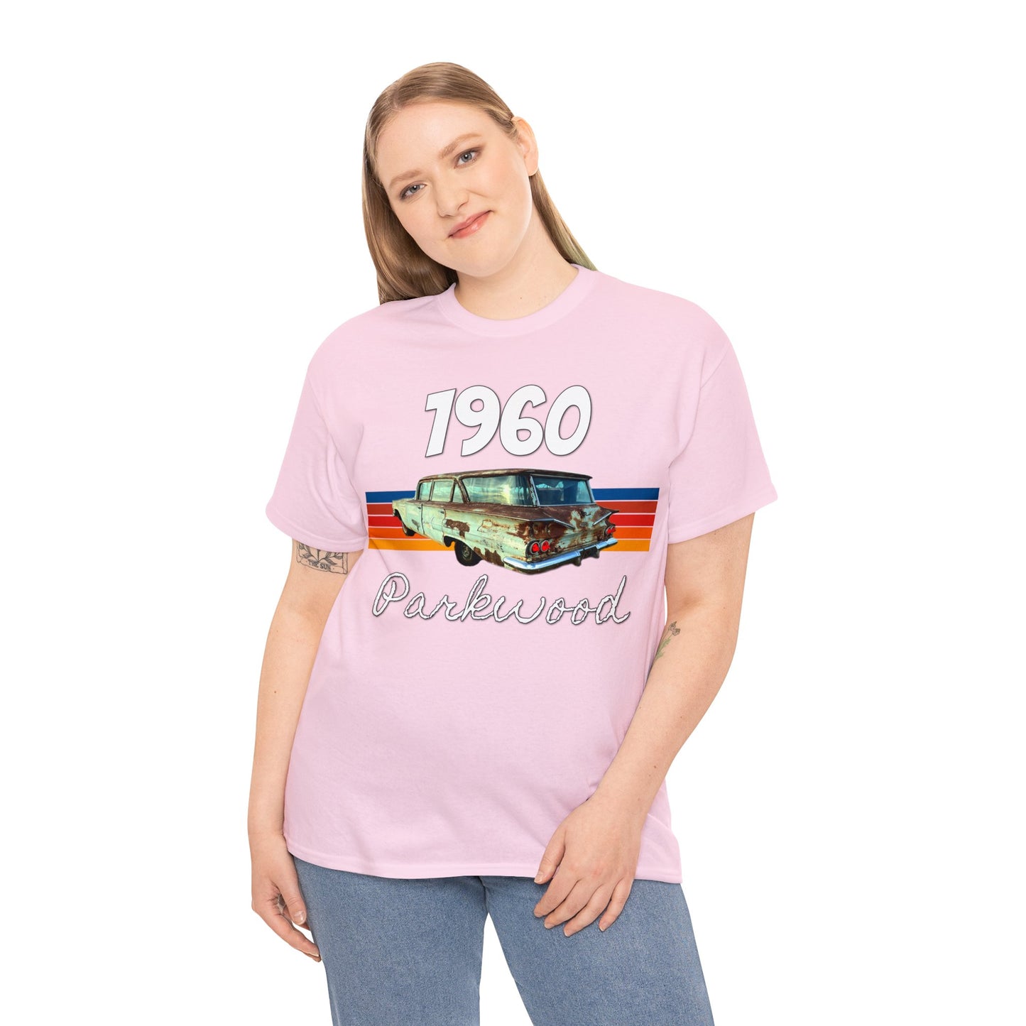 Vintage 1960 Parkwood Station Wagon, Station Wagon, Family Car Heavy Cotton Tee