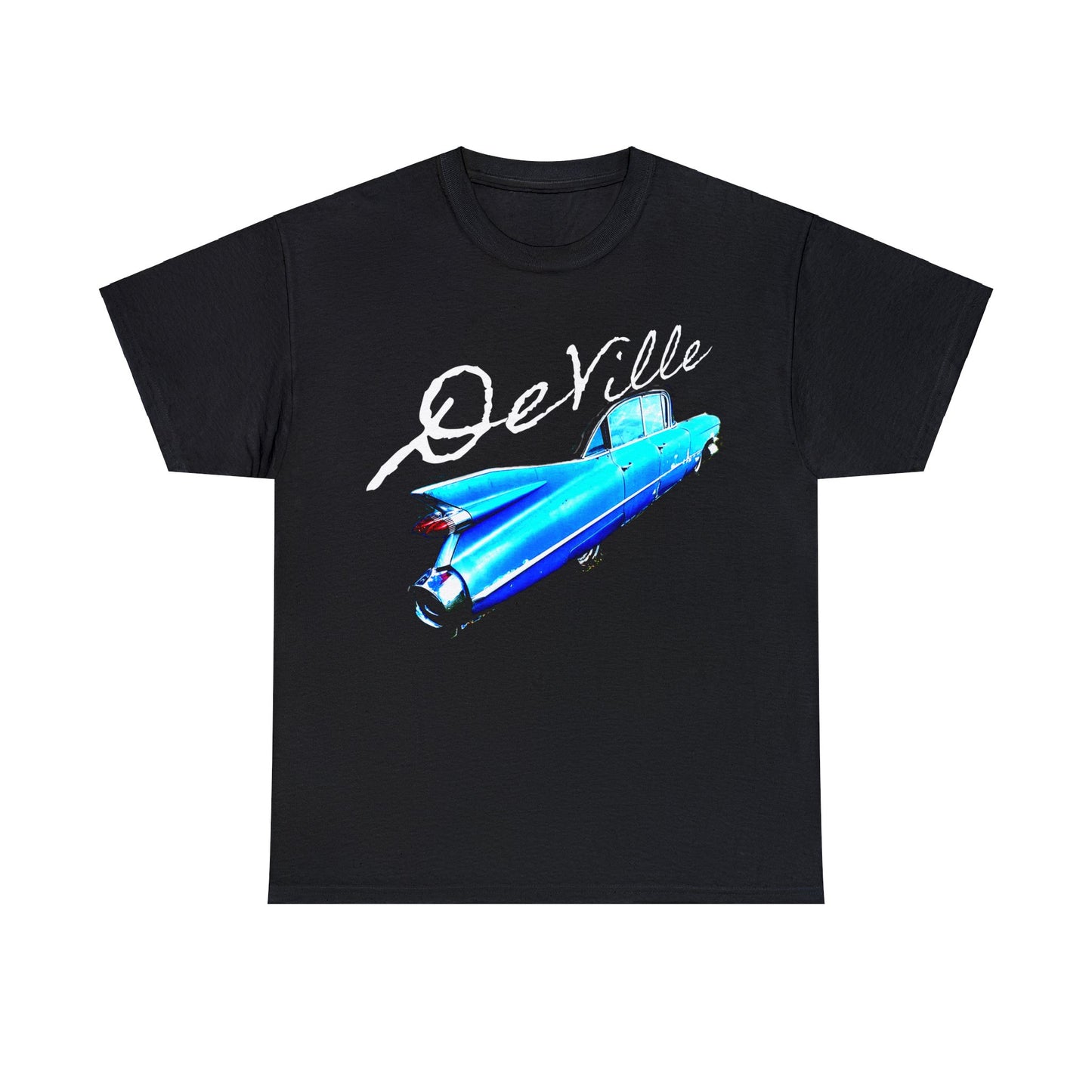 Deville Car, Antique American Car, Retro American Car, Caddy Heavy Cotton Tee