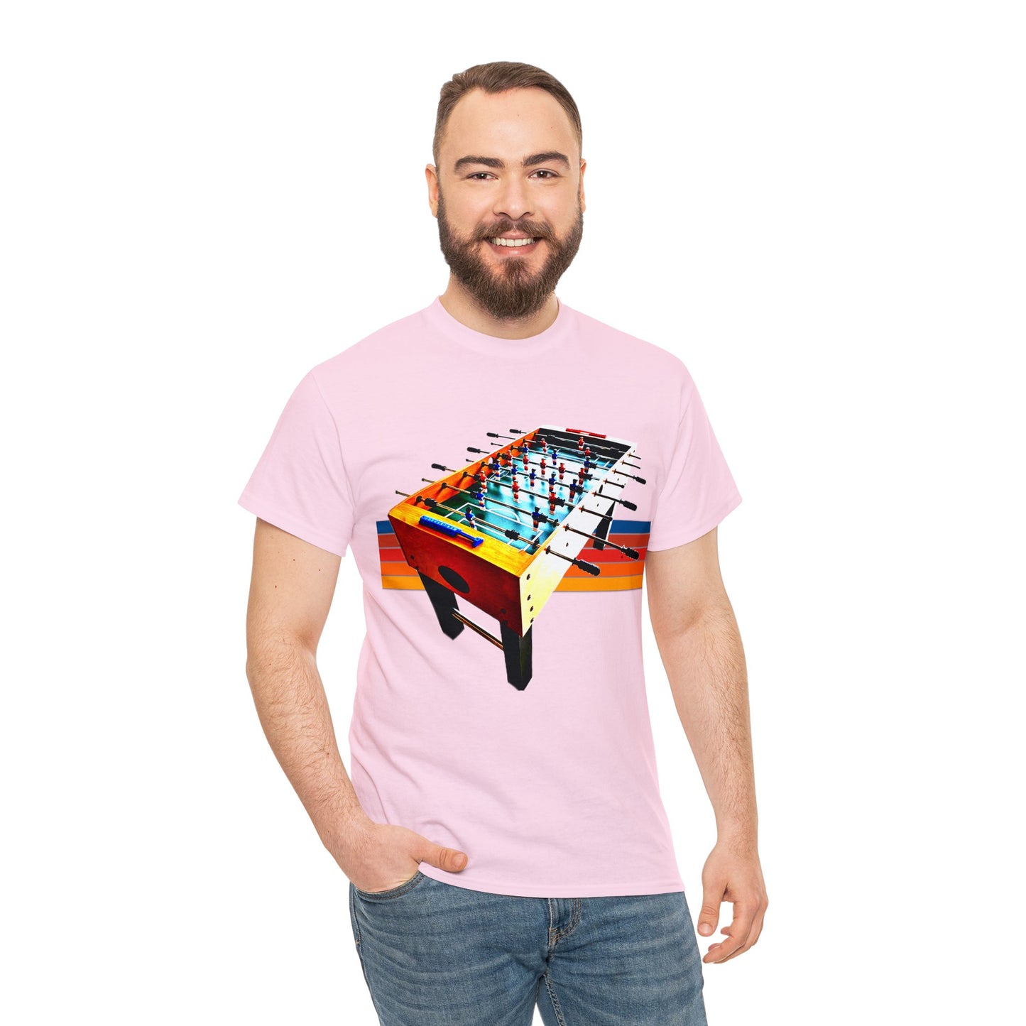 Table Soccer, Soccer Toy Game, Foos, Ball Soccer, Table Football Heavy Cotton Tee