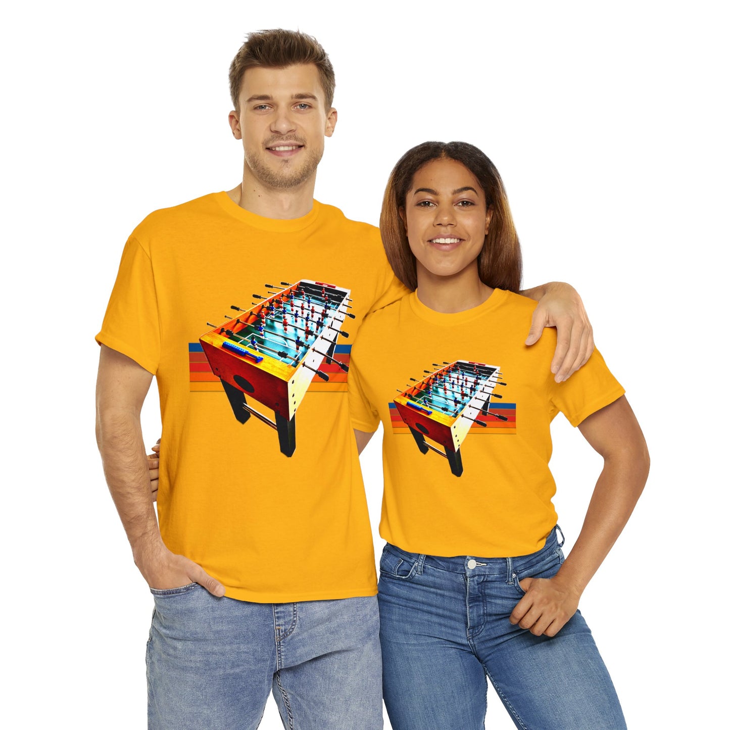 Table Soccer, Soccer Toy Game, Foos, Ball Soccer, Table Football Heavy Cotton Tee