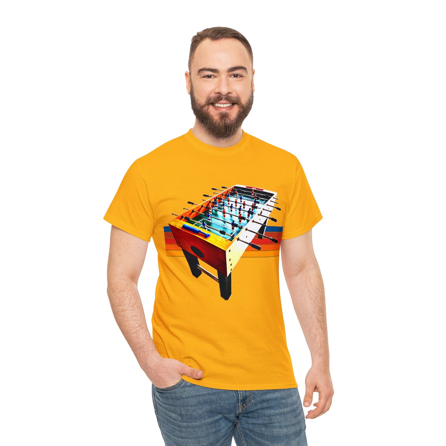 Table Soccer, Soccer Toy Game, Foos, Ball Soccer, Table Football Heavy Cotton Tee