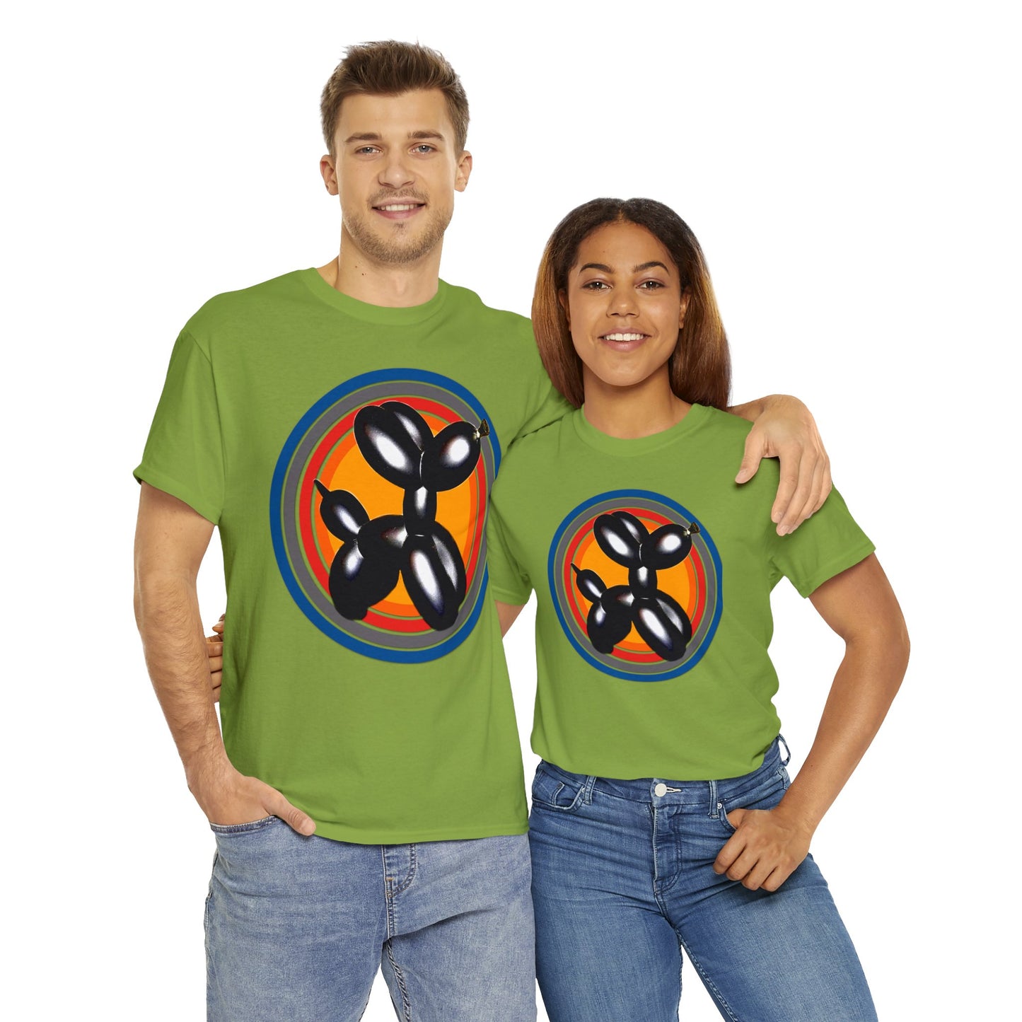 Balloon Animal Dog, Fun Balloon Dog, Circus Balloons Heavy Cotton Tee