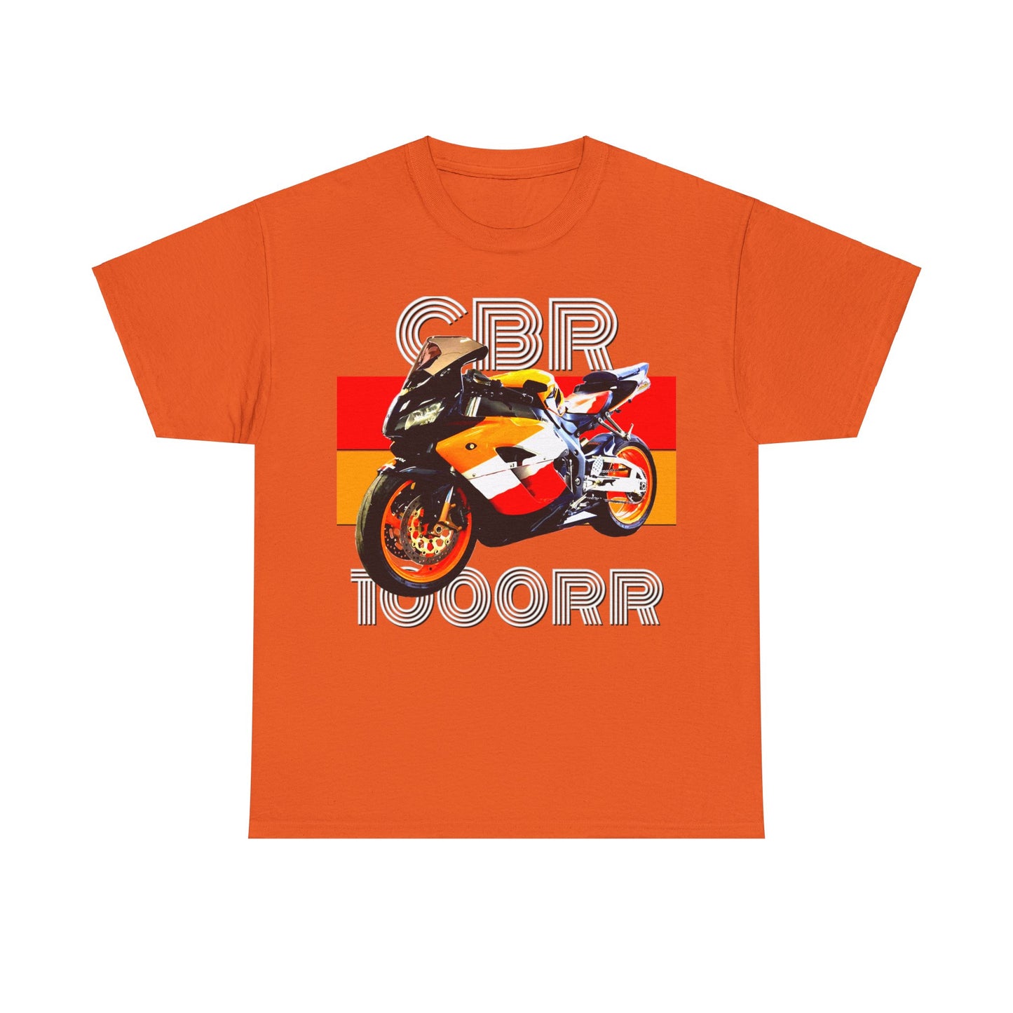 CBR 1000RR Motorcycle, Vintage Street Bike, Street Motorcycle, Sport Bike Heavy Cotton Tee