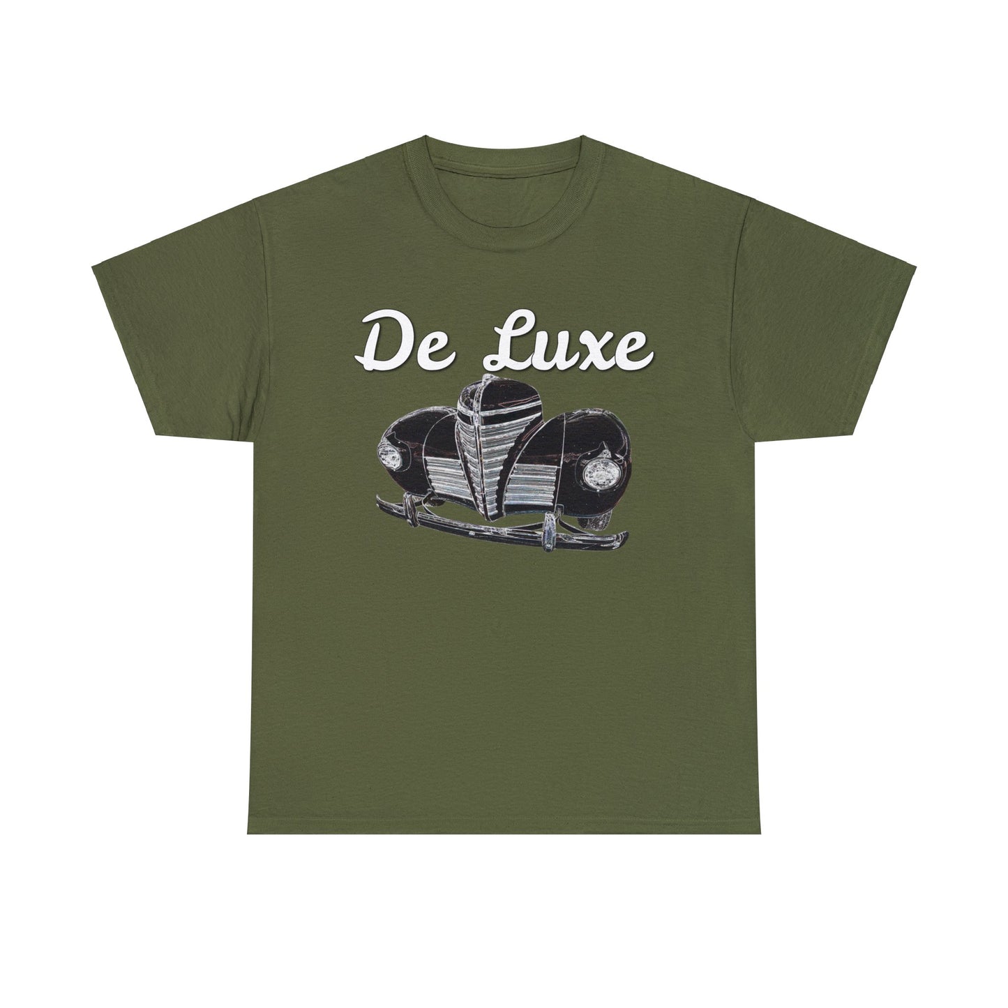 Plymouth Deluxe Business Coupe, Vintage Car, Retro American Automobile Heavy Cotton Tee