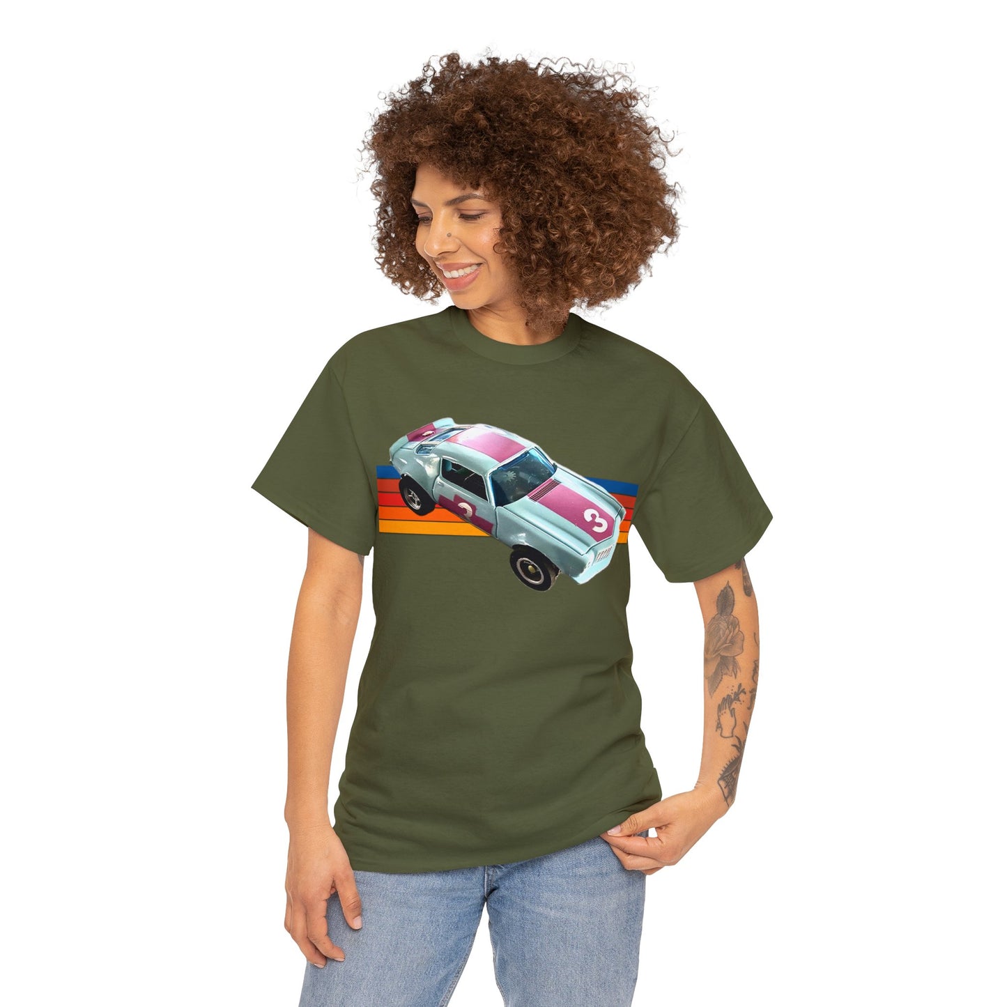 Vintage Slot Cars, HO Scale, Retro Slot Car, AFX, Tyco Heavy Cotton Tee