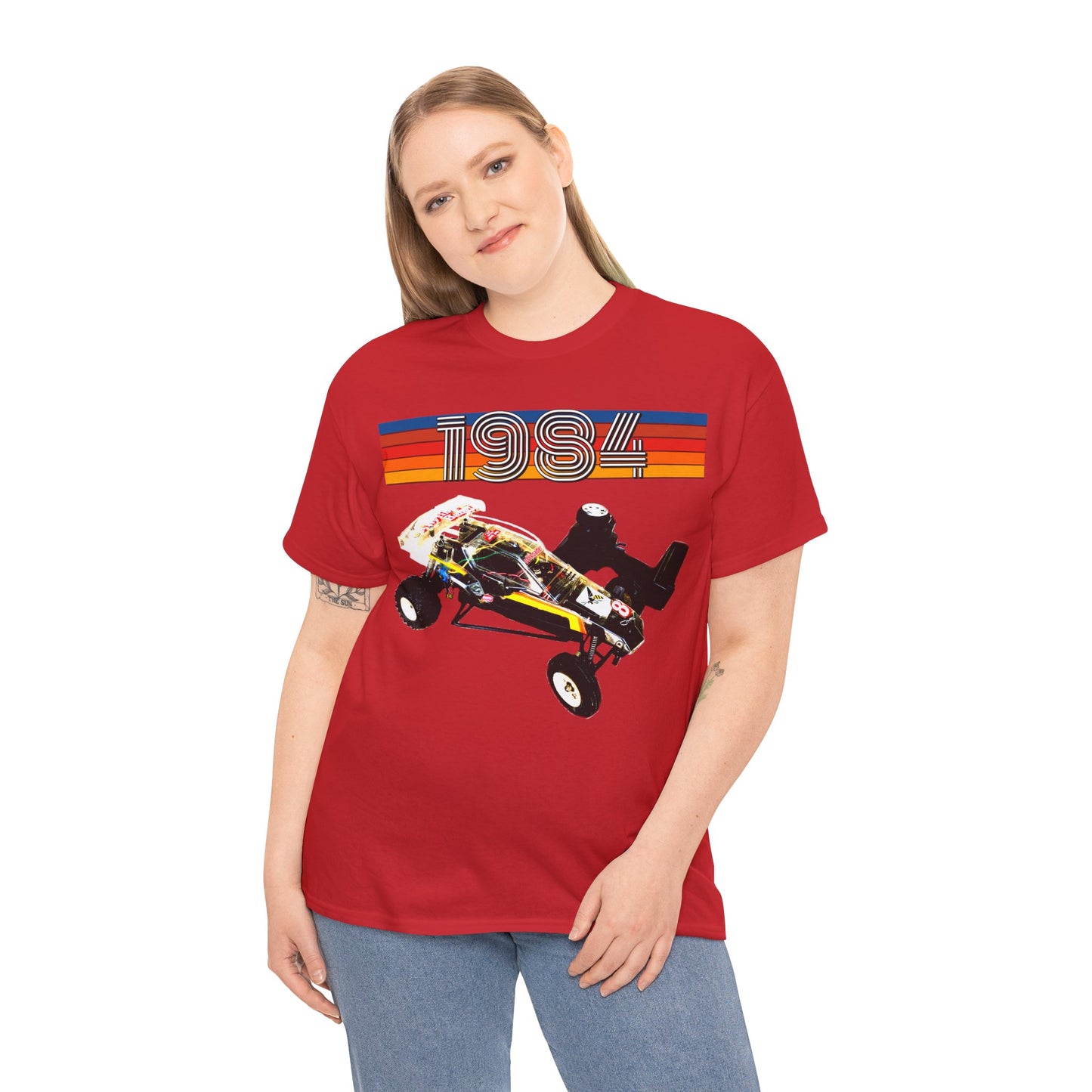 Vintage RC Hornet Car, Dune Desert Buggy, Sand Rail Car, Off Road Cart Heavy Cotton Tee