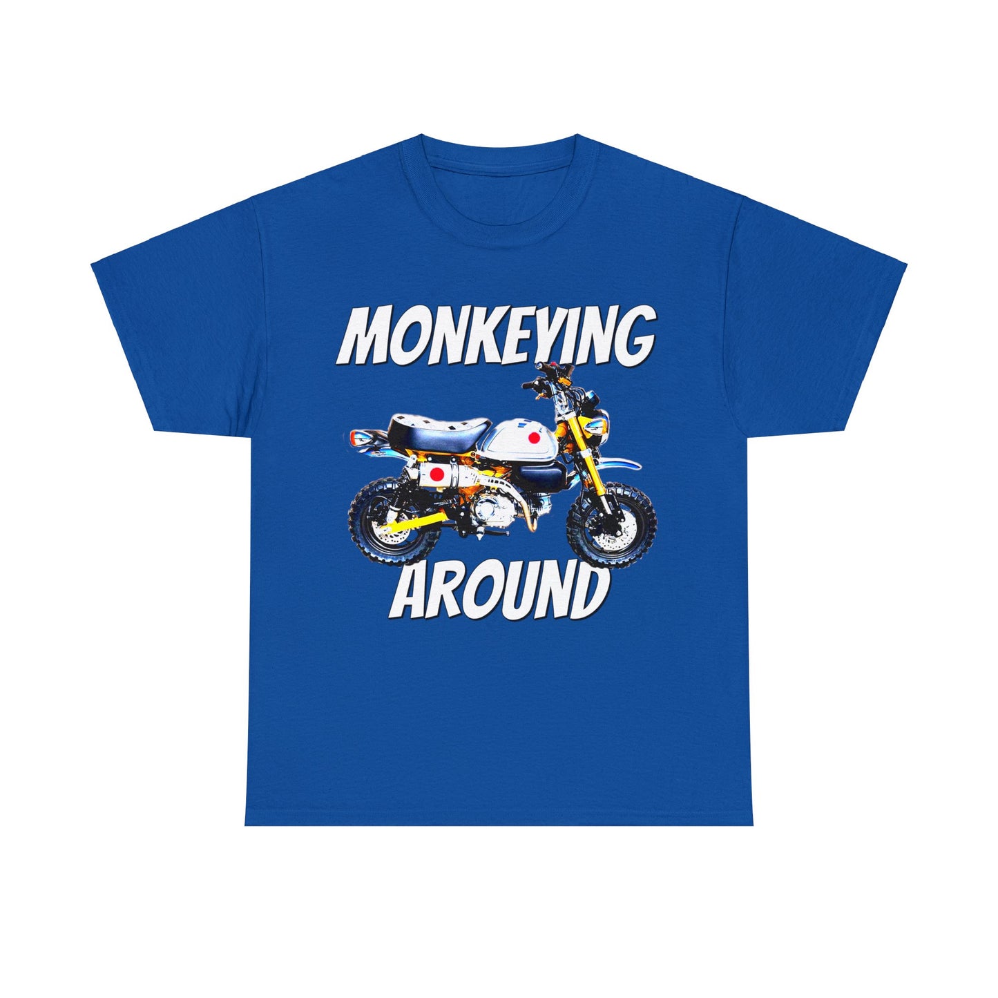 125Z Monkey Motorcycle, Mini Bike, Motocross, Off Road Heavy Cotton Tee