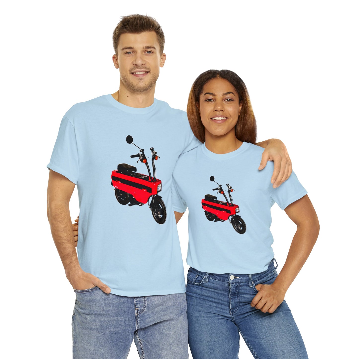 Motocompo Scooter Mini Bike Motorcycle Moped Heavy Cotton Tee