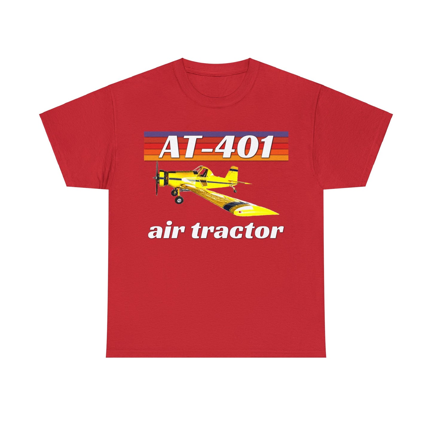 AT 401 Crop Duster Plane, Air Tractor Airplane, Farming Airplane Heavy Cotton Tee