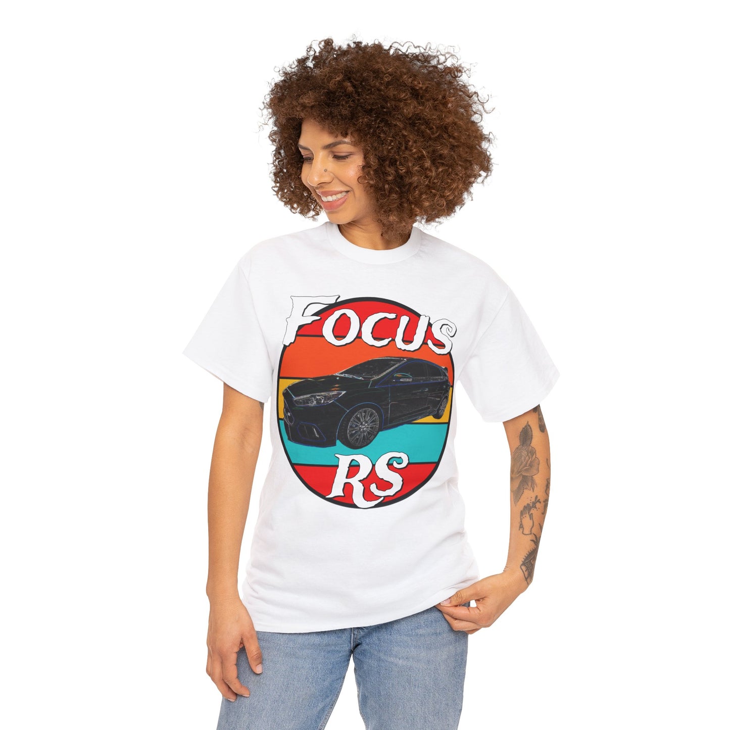 Focus RS Hot Hatch Turbo Charged Hatchback Sports Car Heavy Cotton Tee
