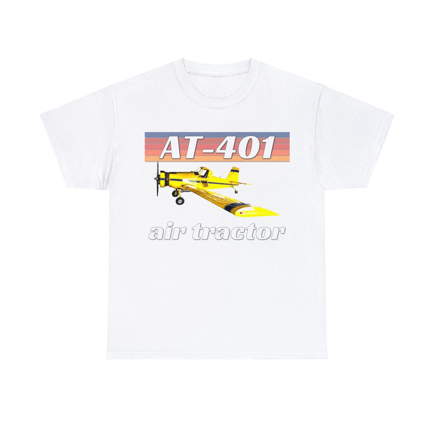 AT 401 Crop Duster Plane, Air Tractor Airplane, Farming Airplane Heavy Cotton Tee