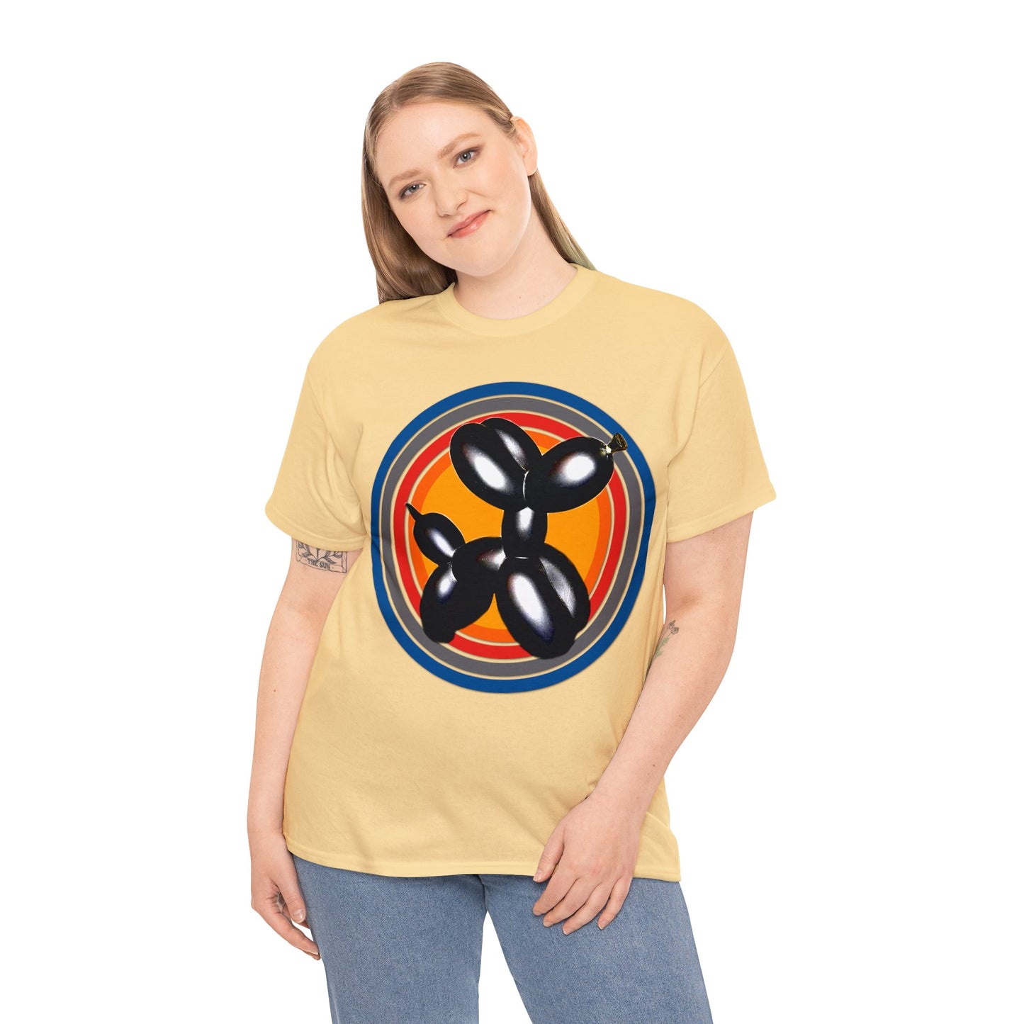 Balloon Animal Dog, Fun Balloon Dog, Circus Balloons Heavy Cotton Tee