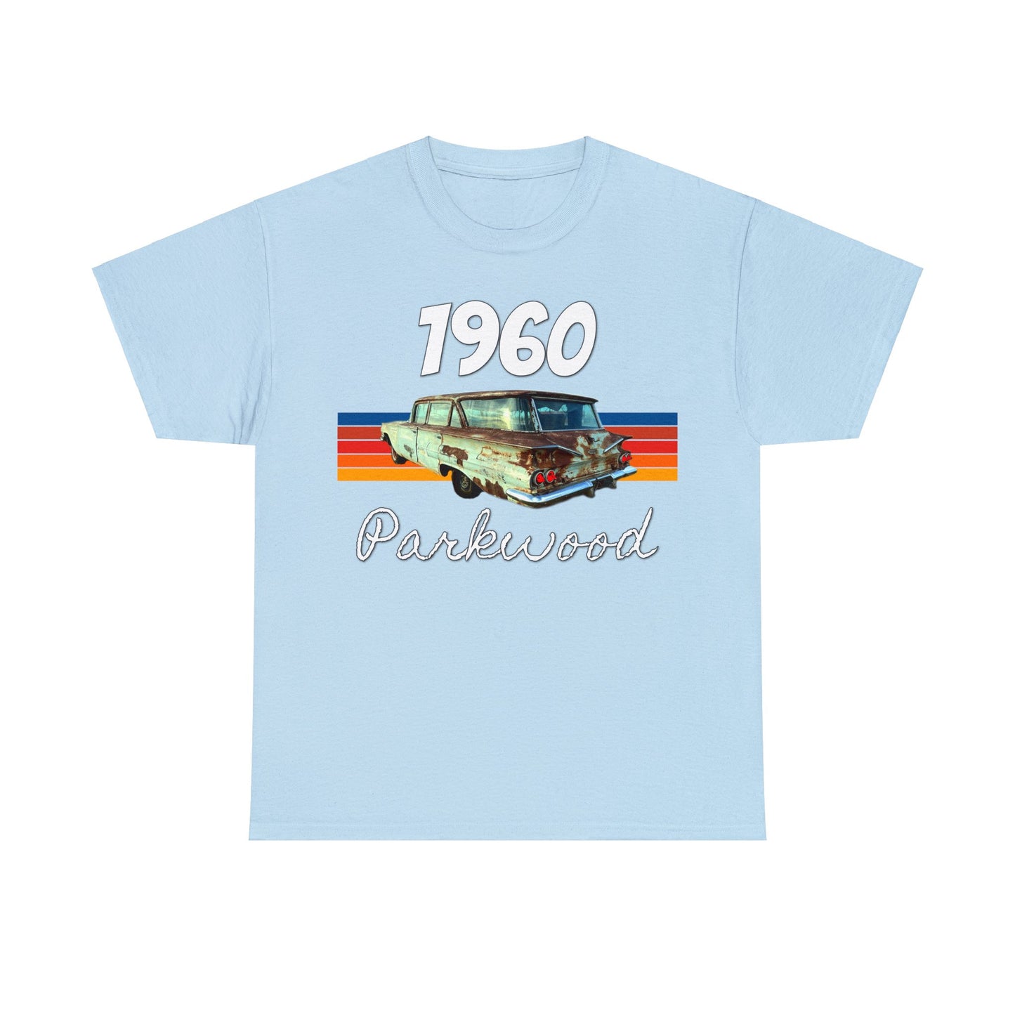 Vintage 1960 Parkwood Station Wagon, Station Wagon, Family Car Heavy Cotton Tee