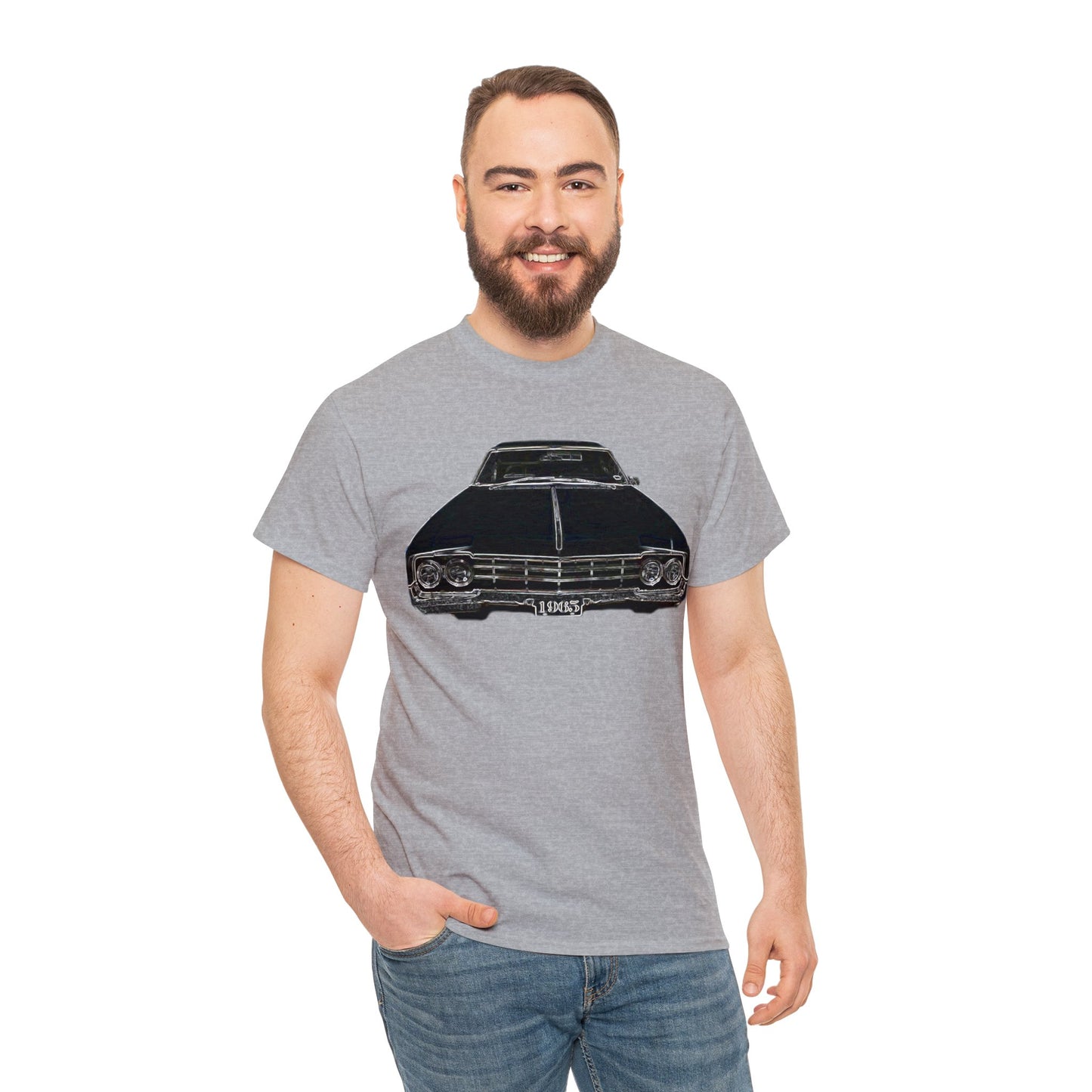 1965 Oldsmobile, Vintage Car, Retro Car Heavy Cotton Tee
