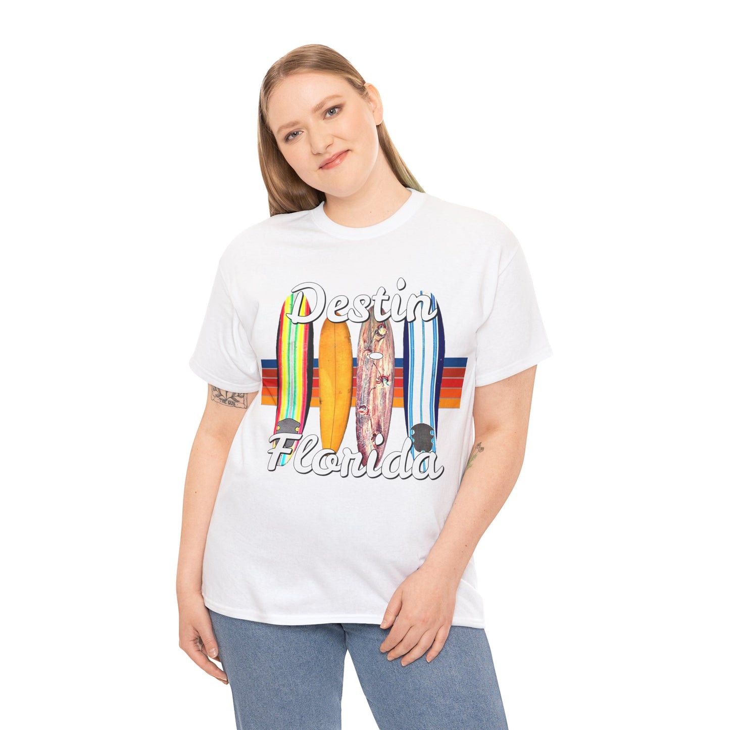 Destin Florida, Destin Beach Vacation, Vintage Destin Beach Heavy Cotton Tee