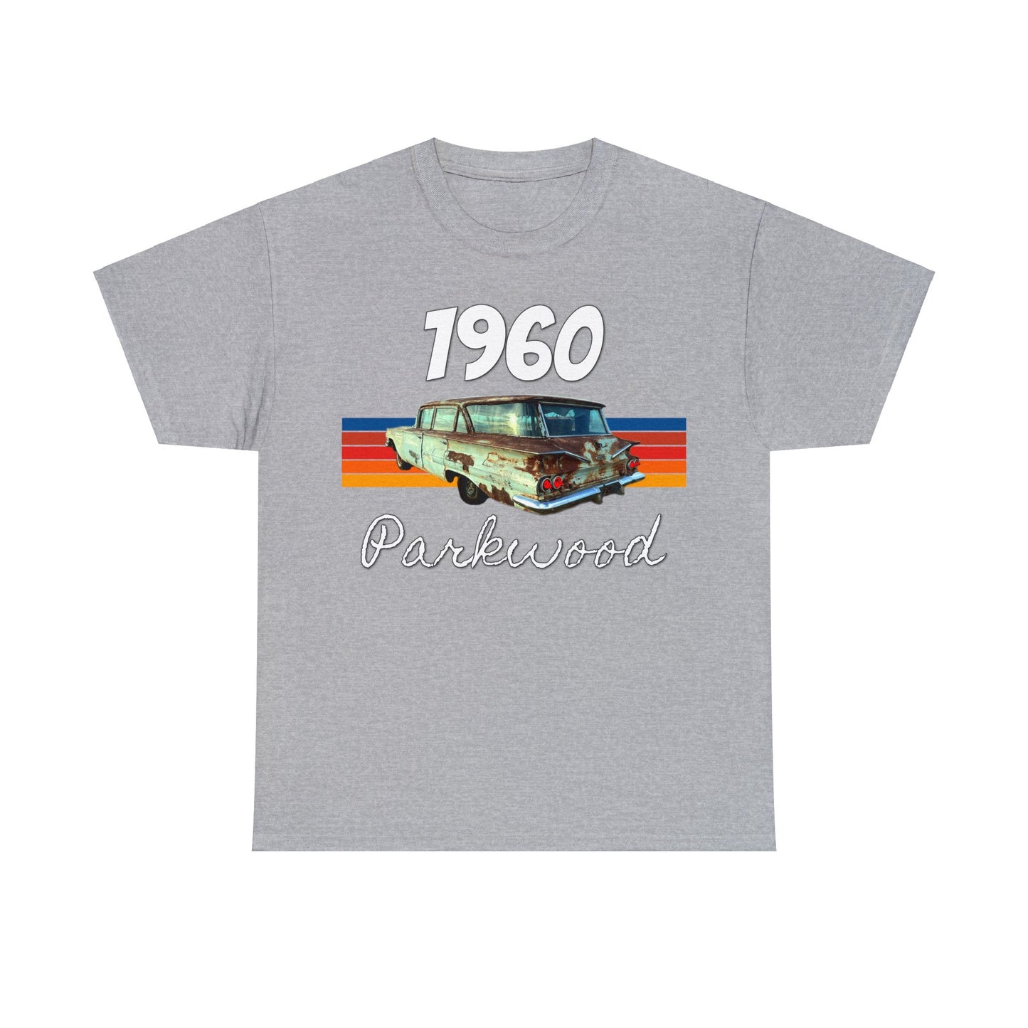 Vintage 1960 Parkwood Station Wagon, Station Wagon, Family Car Heavy Cotton Tee
