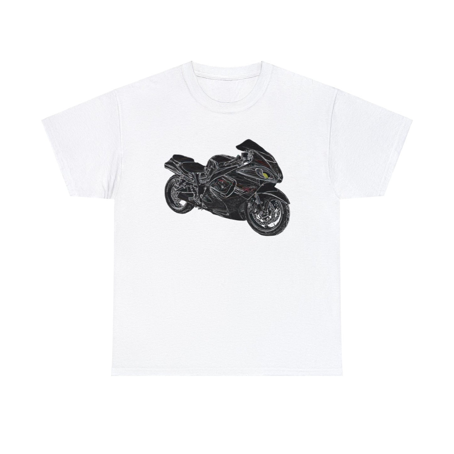Hyabusa Motorcycle, Street Bike, Street Motorcycle Sport Bike Heavy Cotton Tee