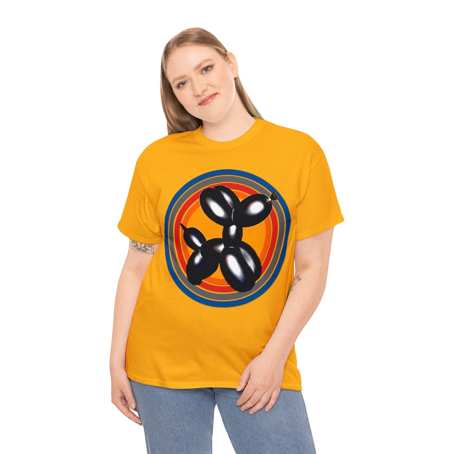 Balloon Animal Dog, Fun Balloon Dog, Circus Balloons Heavy Cotton Tee