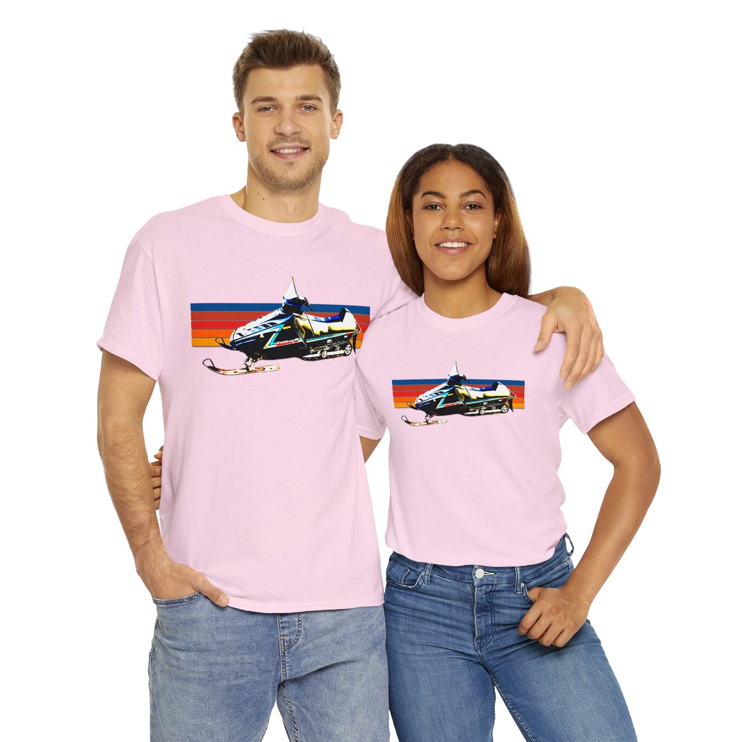 Vintage Exciter 2 Snowmobile, 1990s Snow Mobile, Snow Machine Heavy Cotton Tee