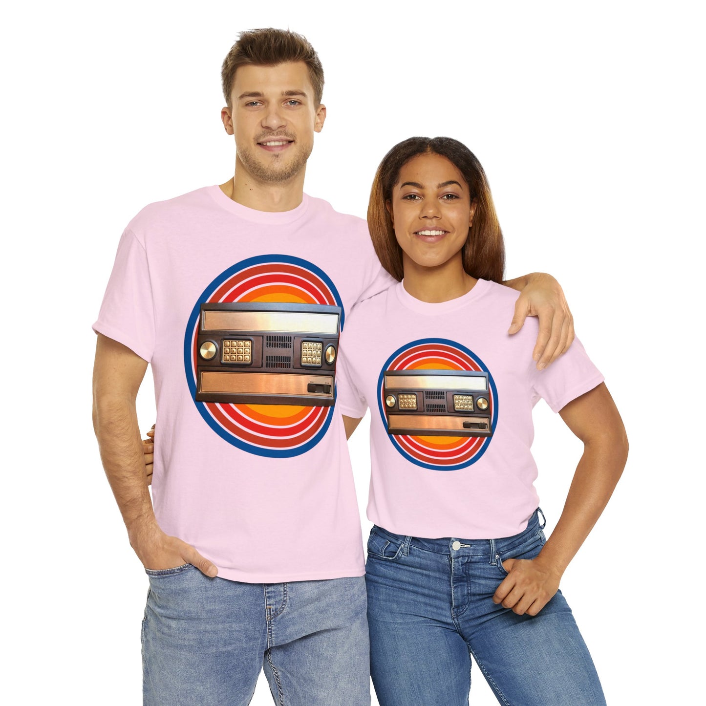 Vintage 1980's Video Game Console, Retro Home Video Game Heavy Cotton Tee