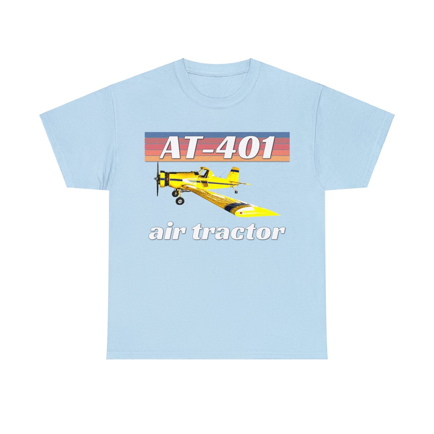 AT 401 Crop Duster Plane, Air Tractor Airplane, Farming Airplane Heavy Cotton Tee
