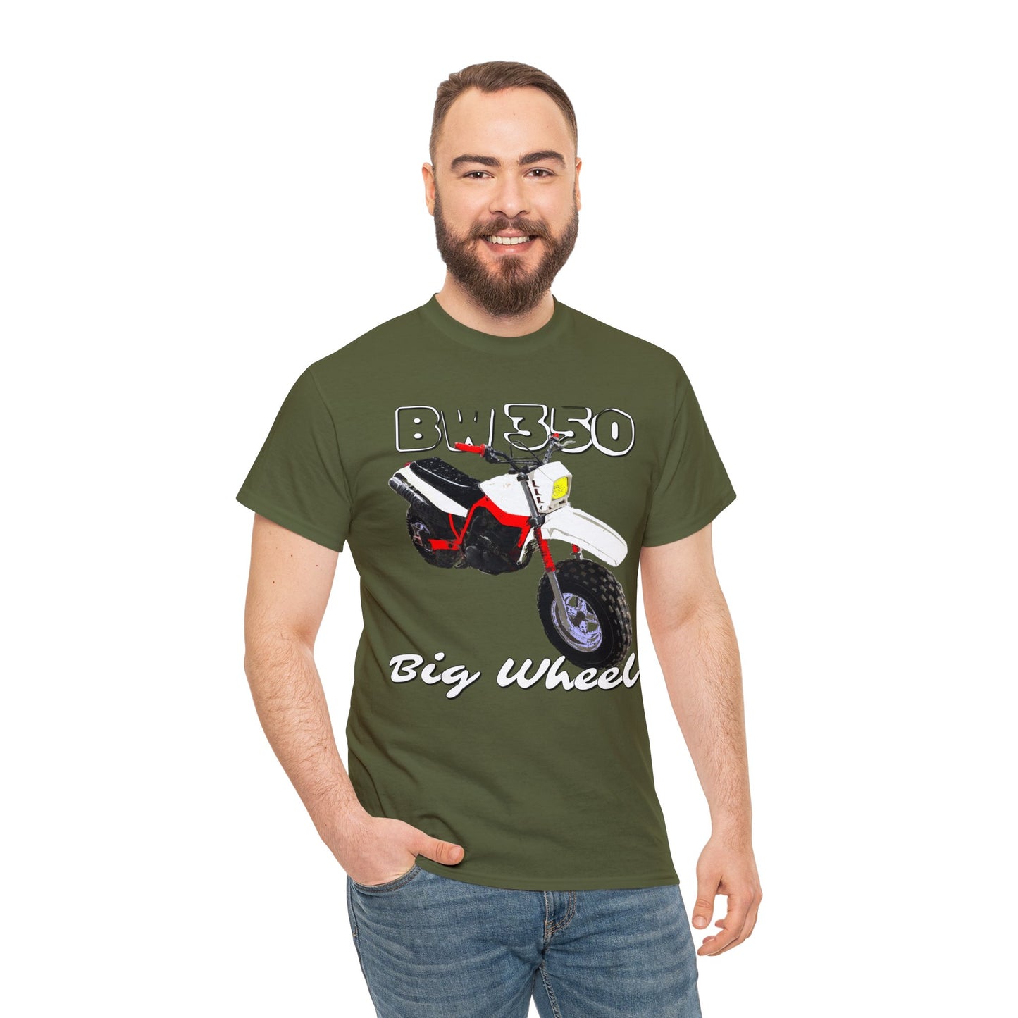 BW 350 Big Wheel ATV ATC Adventure Rider All Terrain Motorcycle Heavy Cotton Tee