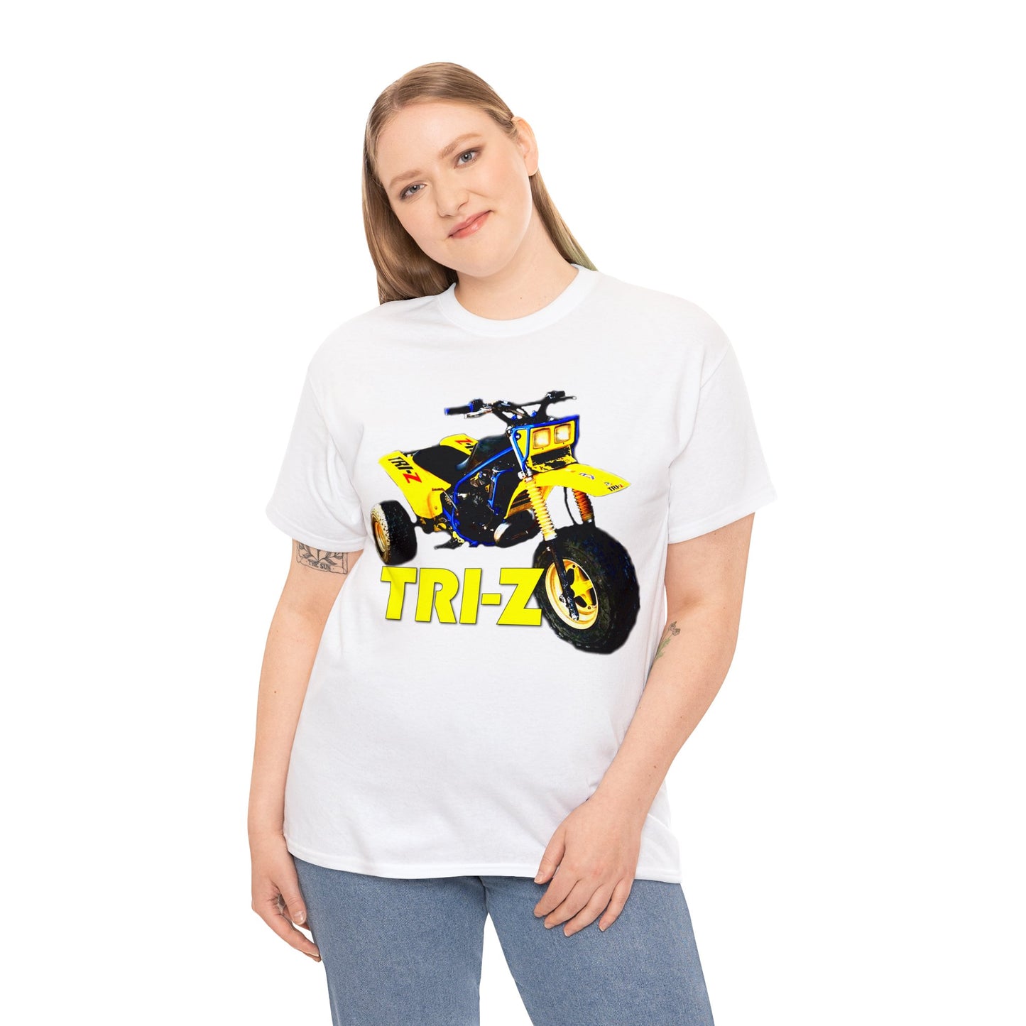Tri Z Vintage Three Wheeler 3 Wheeler ATC ATV Heavy Cotton Tee