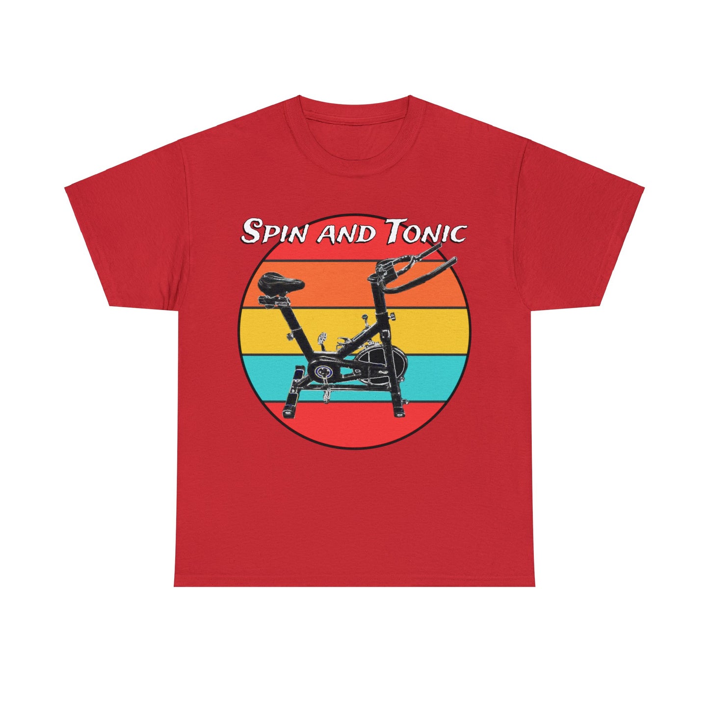 Spin Bike, Spin Class, Spinning, Stationary Bike, Indoor Cycling Heavy Cotton Tee