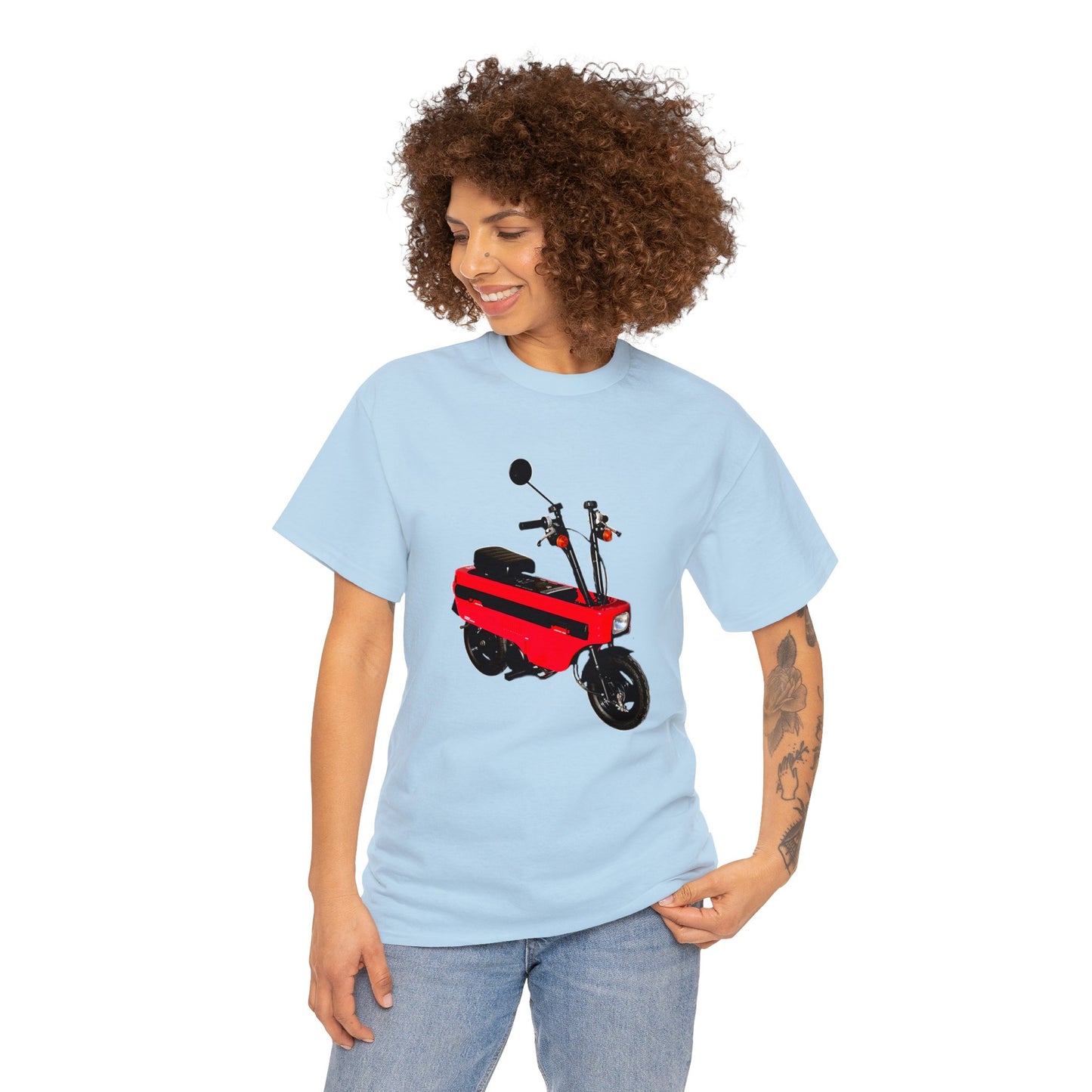 Motocompo Scooter Mini Bike Motorcycle Moped Heavy Cotton Tee