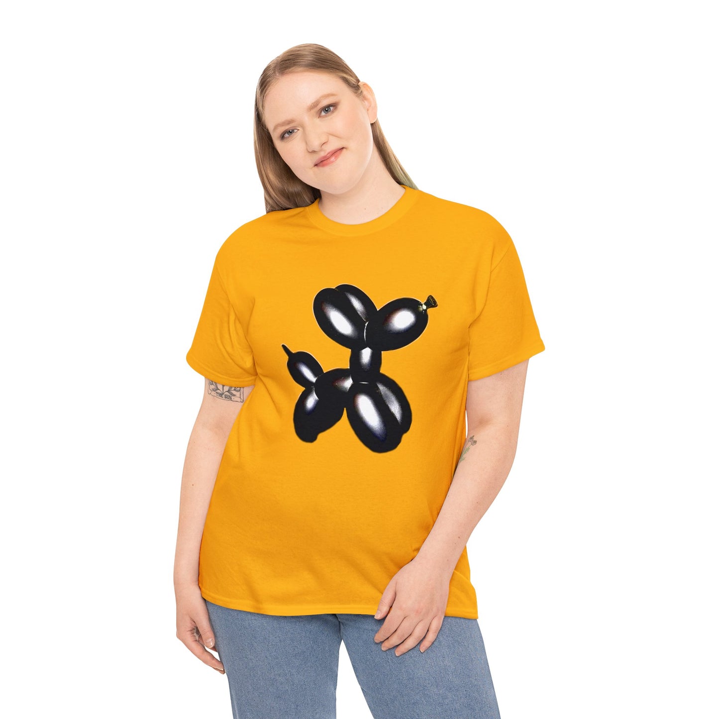 Balloon Animal Dog, Fun Balloon Dog, Circus Balloons Heavy Cotton Tee