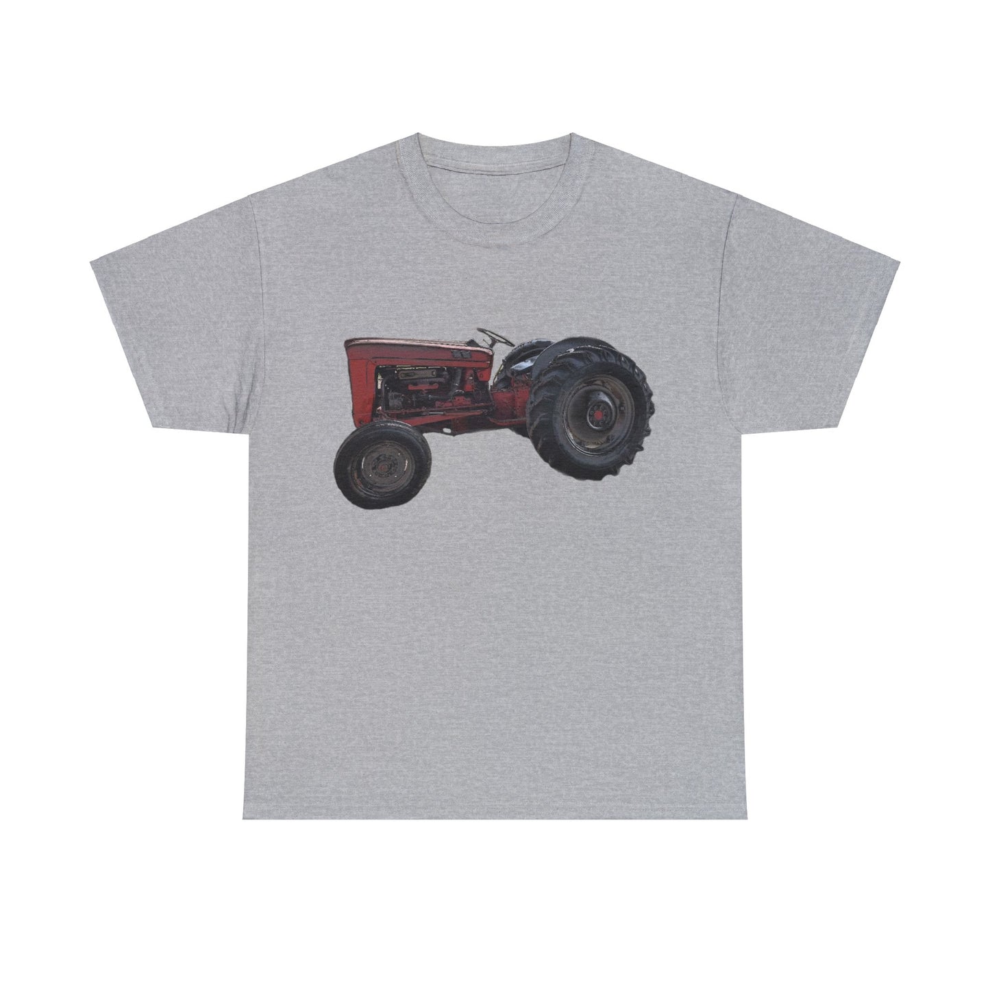 Vintage Retro Farm Tractor Heavy Cotton Tee