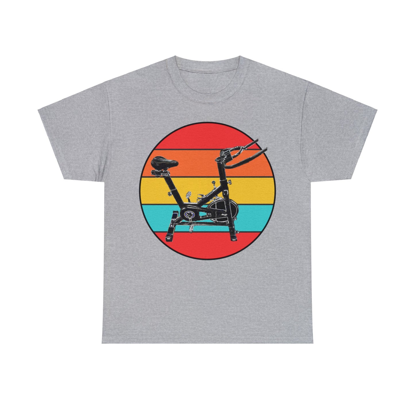 Spin Bike, Spin Class, Spinning, Stationary Bike, Indoor Cycling Heavy Cotton Tee