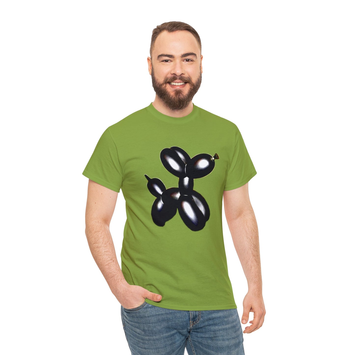 Balloon Animal Dog, Fun Balloon Dog, Circus Balloons Heavy Cotton Tee