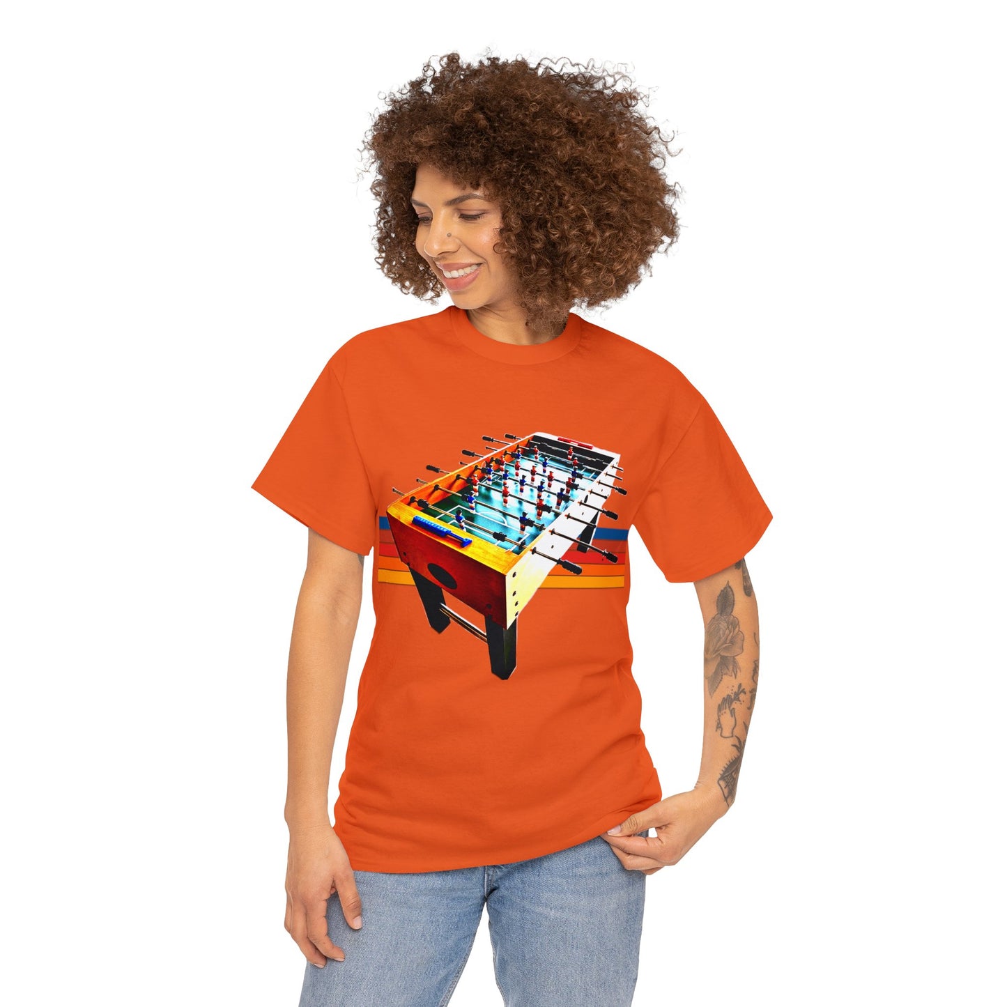 Table Soccer, Soccer Toy Game, Foos, Ball Soccer, Table Football Heavy Cotton Tee