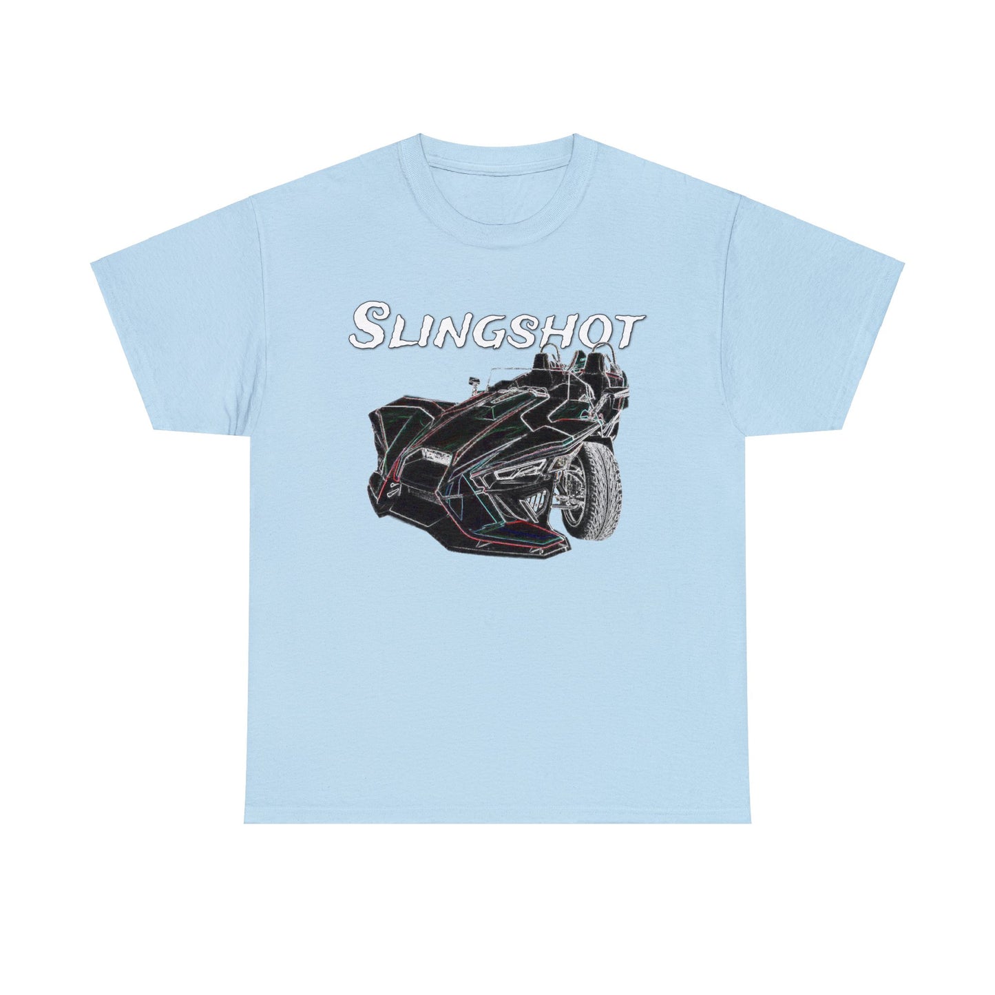 Sling Shot Three Wheel Car, Slingshot Convertible Heavy Cotton Tee