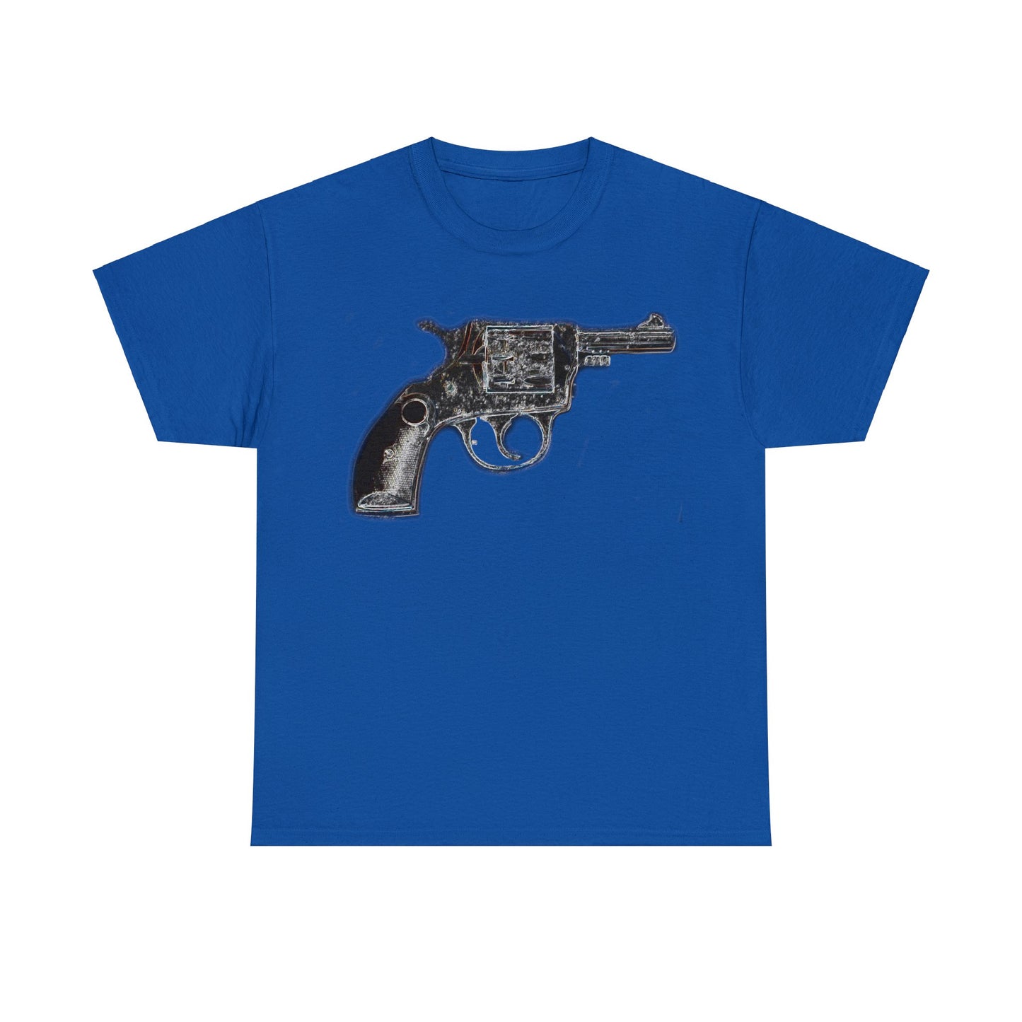 Vintage Pistol Revolver 22 Caliber Heavy Cotton Tee