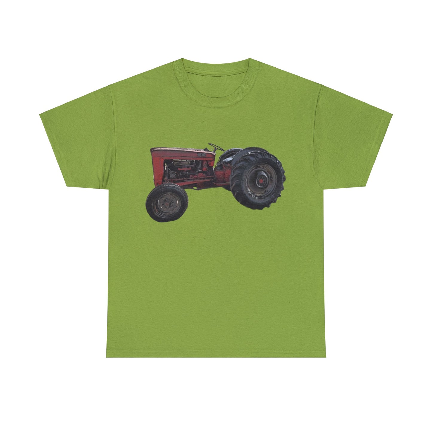 Vintage Retro Farm Tractor Heavy Cotton Tee