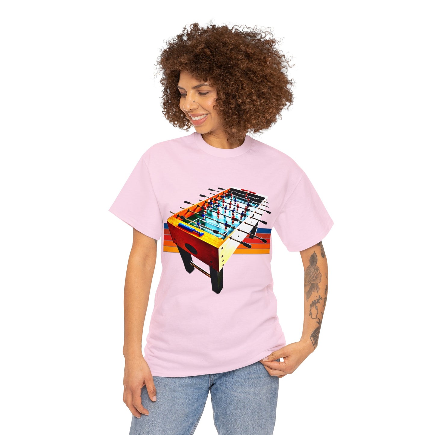 Table Soccer, Soccer Toy Game, Foos, Ball Soccer, Table Football Heavy Cotton Tee