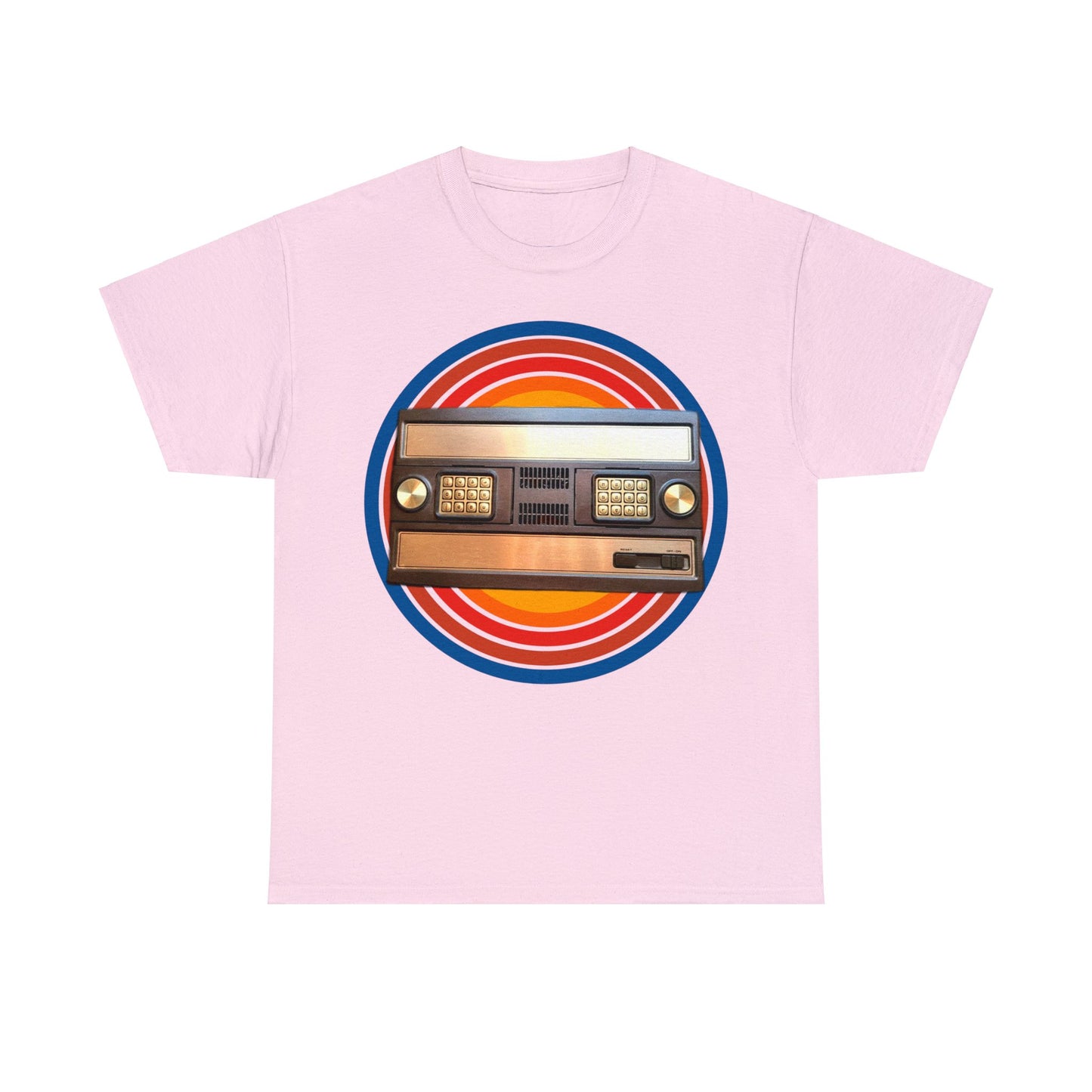 Vintage 1980's Video Game Console, Retro Home Video Game Heavy Cotton Tee