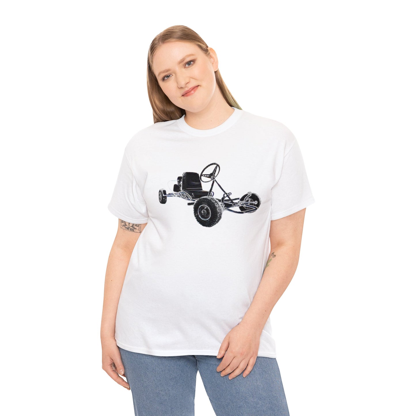 Vintage Go Cart, Manco Go Kart, Retro Carting, Karting Heavy Cotton Tee