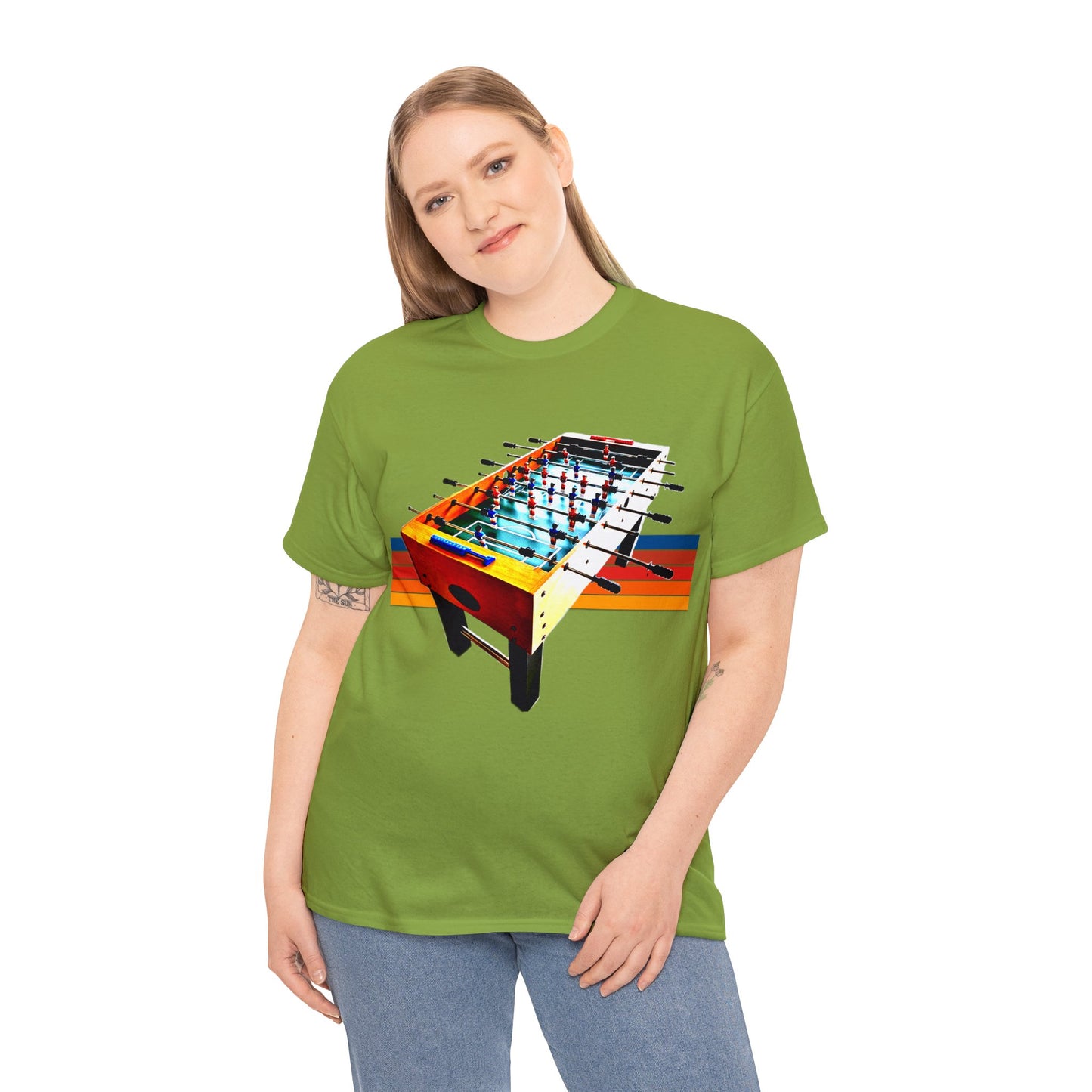 Table Soccer, Soccer Toy Game, Foos, Ball Soccer, Table Football Heavy Cotton Tee