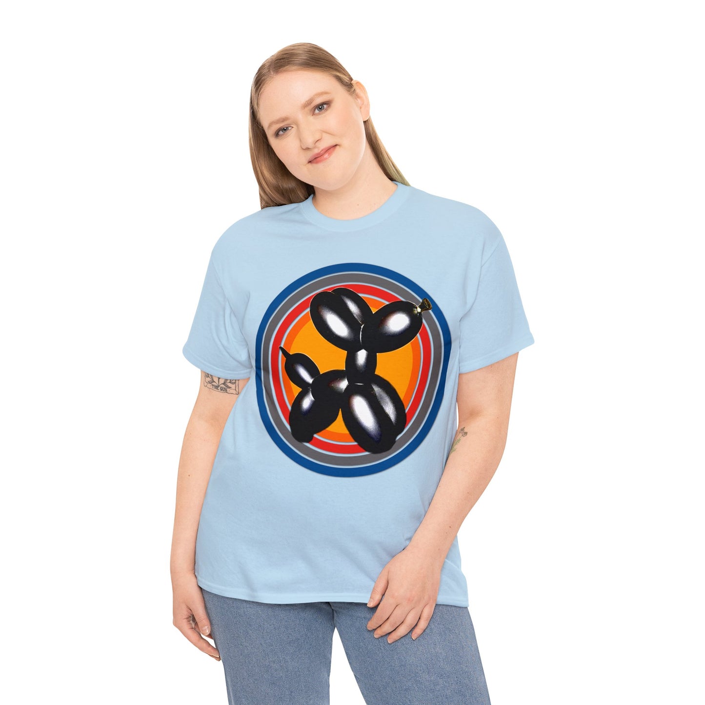 Balloon Animal Dog, Fun Balloon Dog, Circus Balloons Heavy Cotton Tee