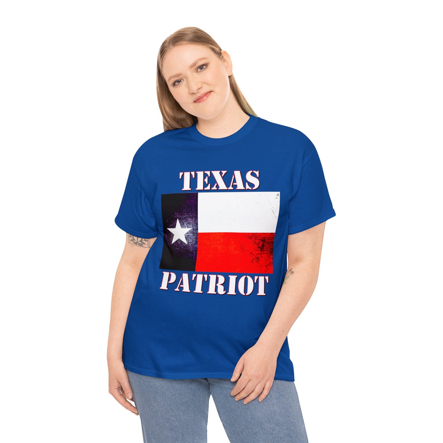 Texas Patriot Texas Pride Texan Heavy Cotton Tee