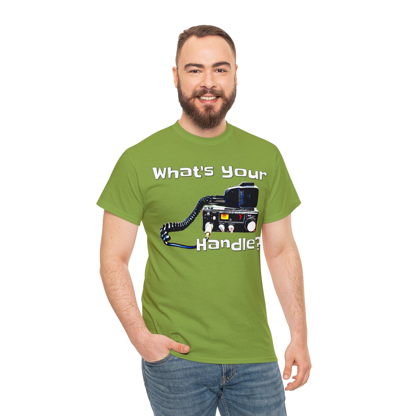 CB Radio, Roger That, Breaker 1-9, Citizens Band Radio Heavy Cotton Tee