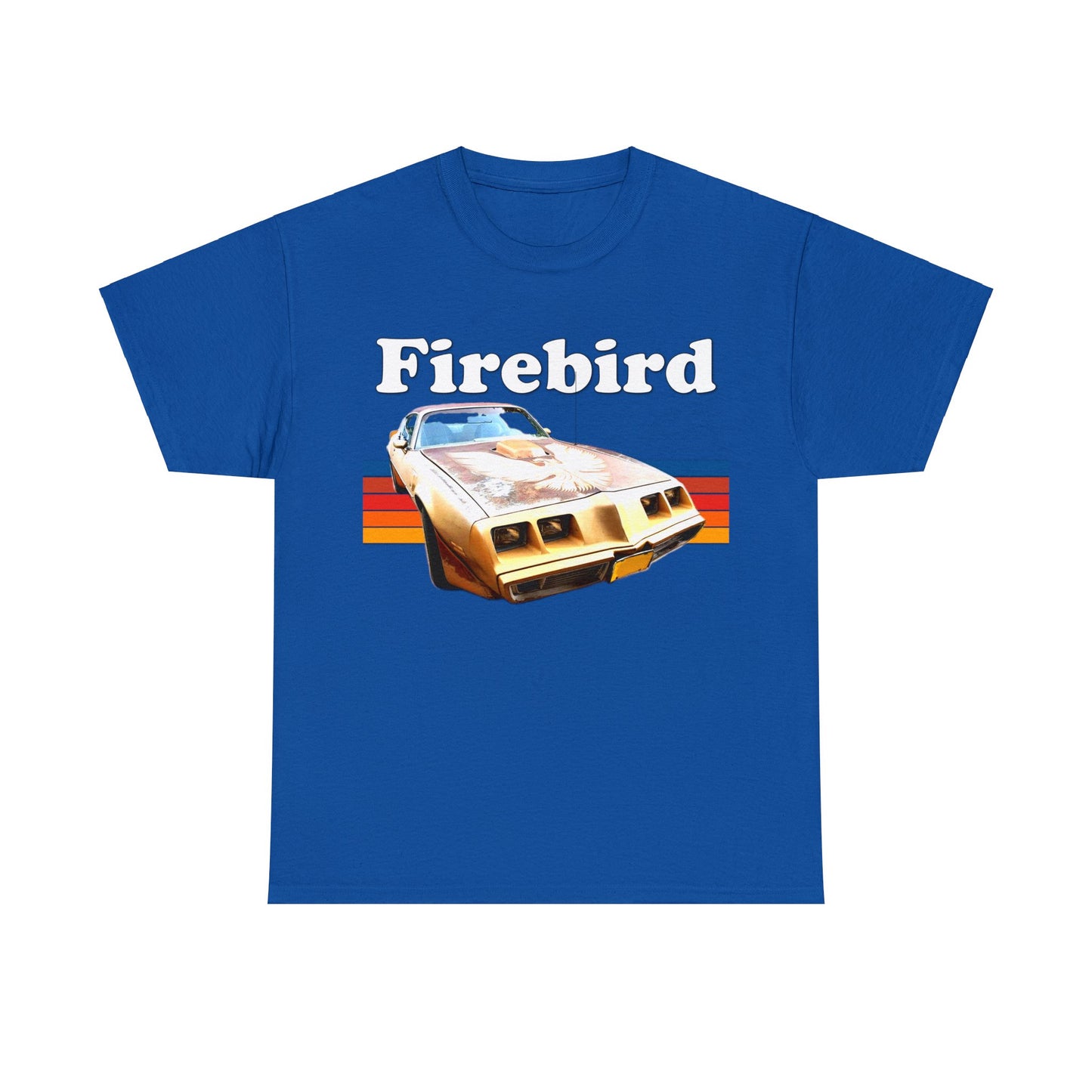 Vintage Firebird Car, Trans Am Car, Retro 1970s Car, Antique Fire Bird Heavy Cotton Tee