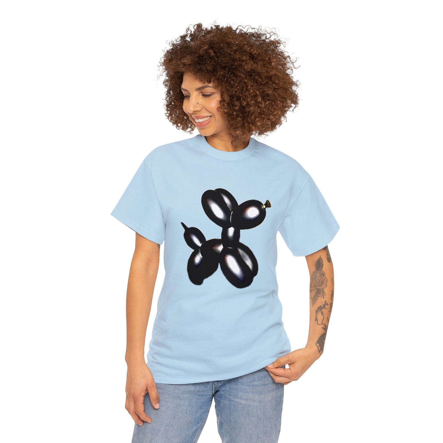 Balloon Animal Dog, Fun Balloon Dog, Circus Balloons Heavy Cotton Tee